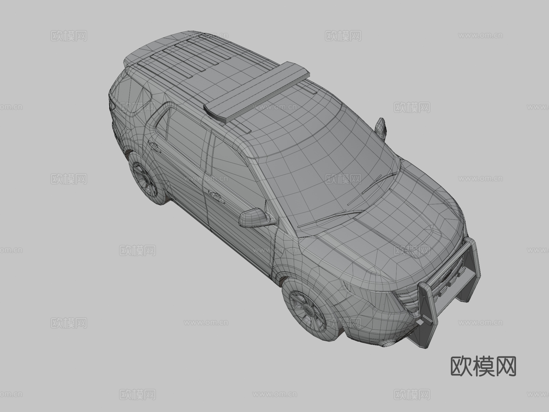 纽约警车3d模型