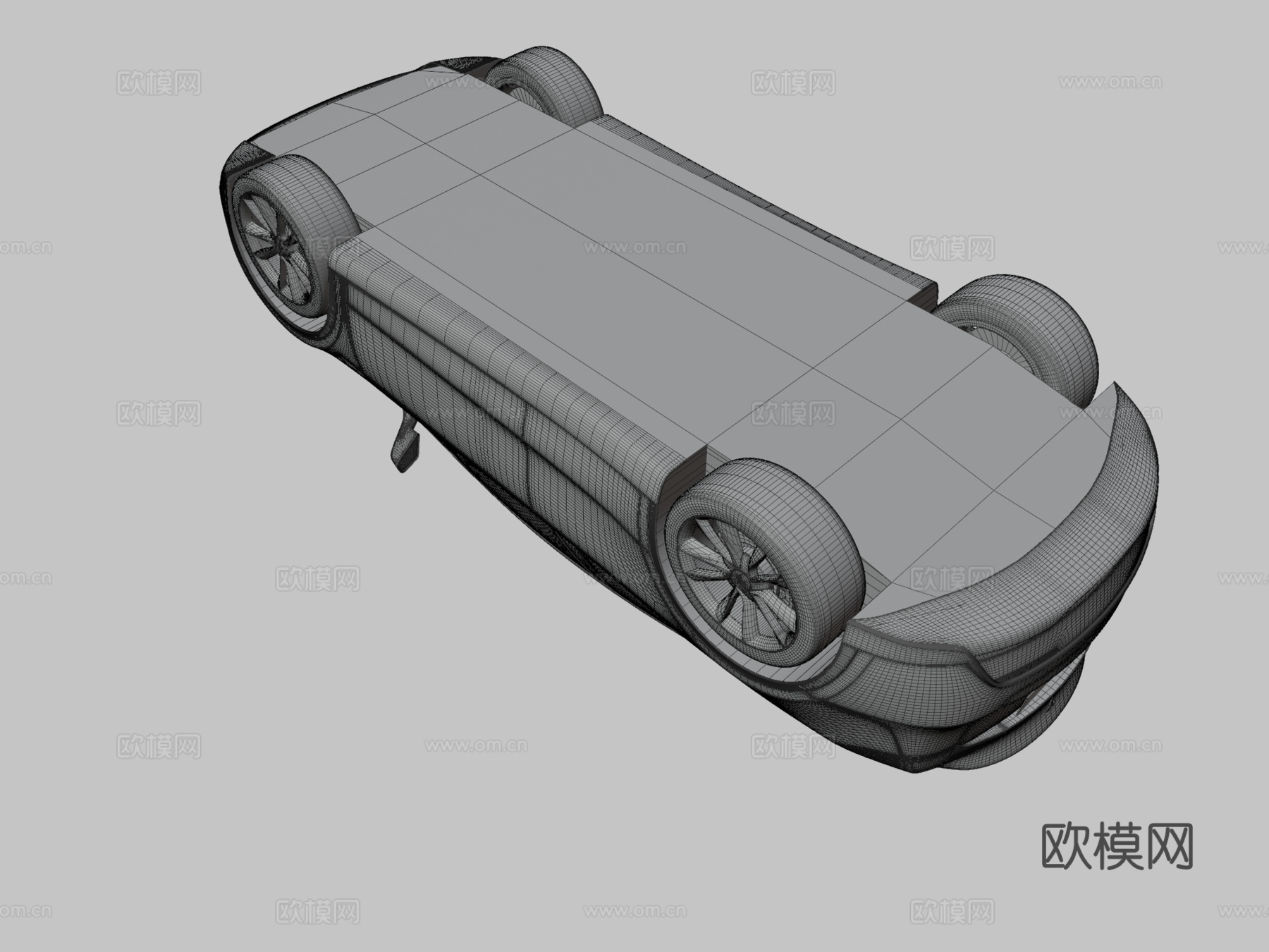 特斯拉汽车3d模型