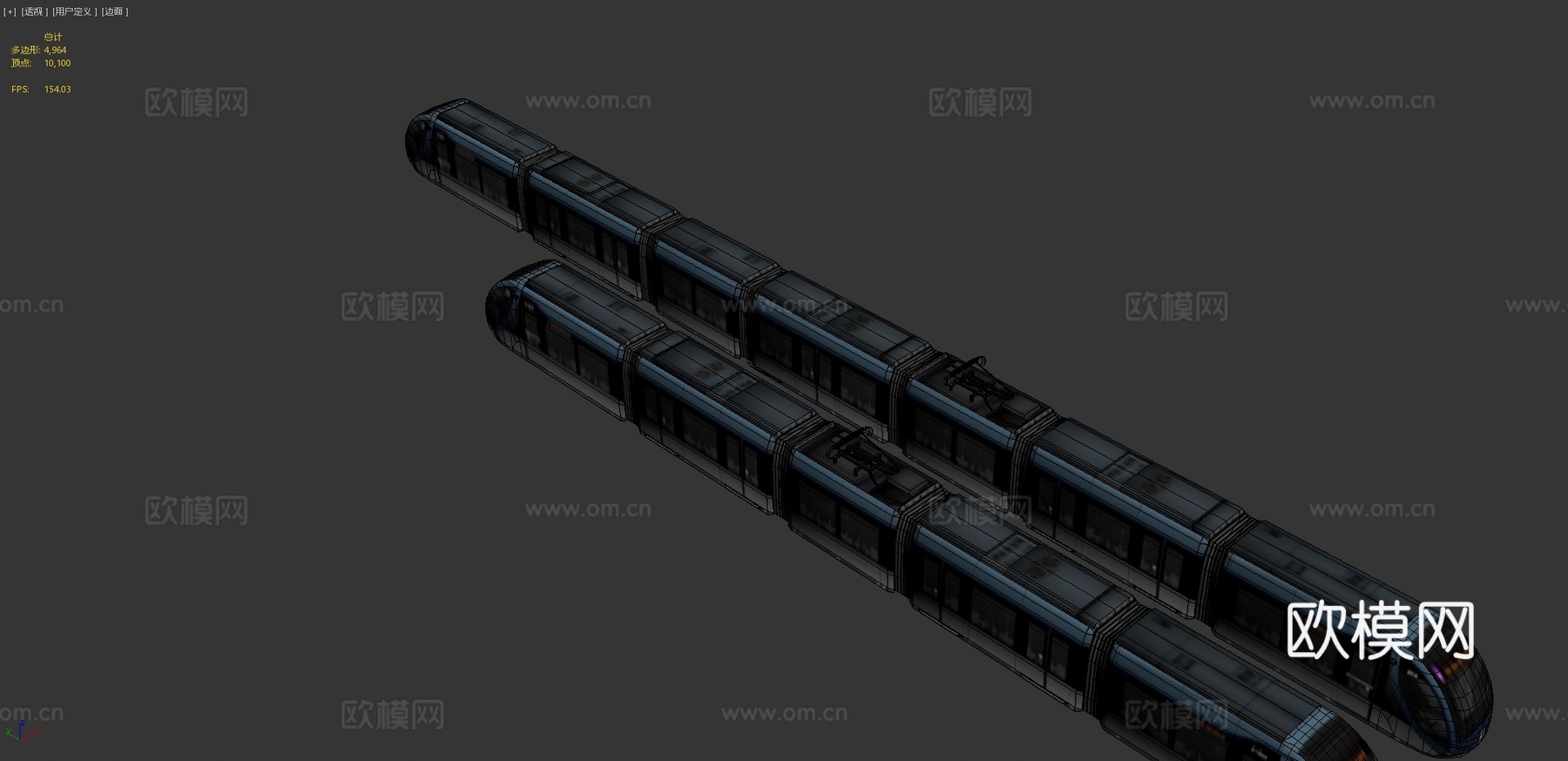 有轨电车3d模型