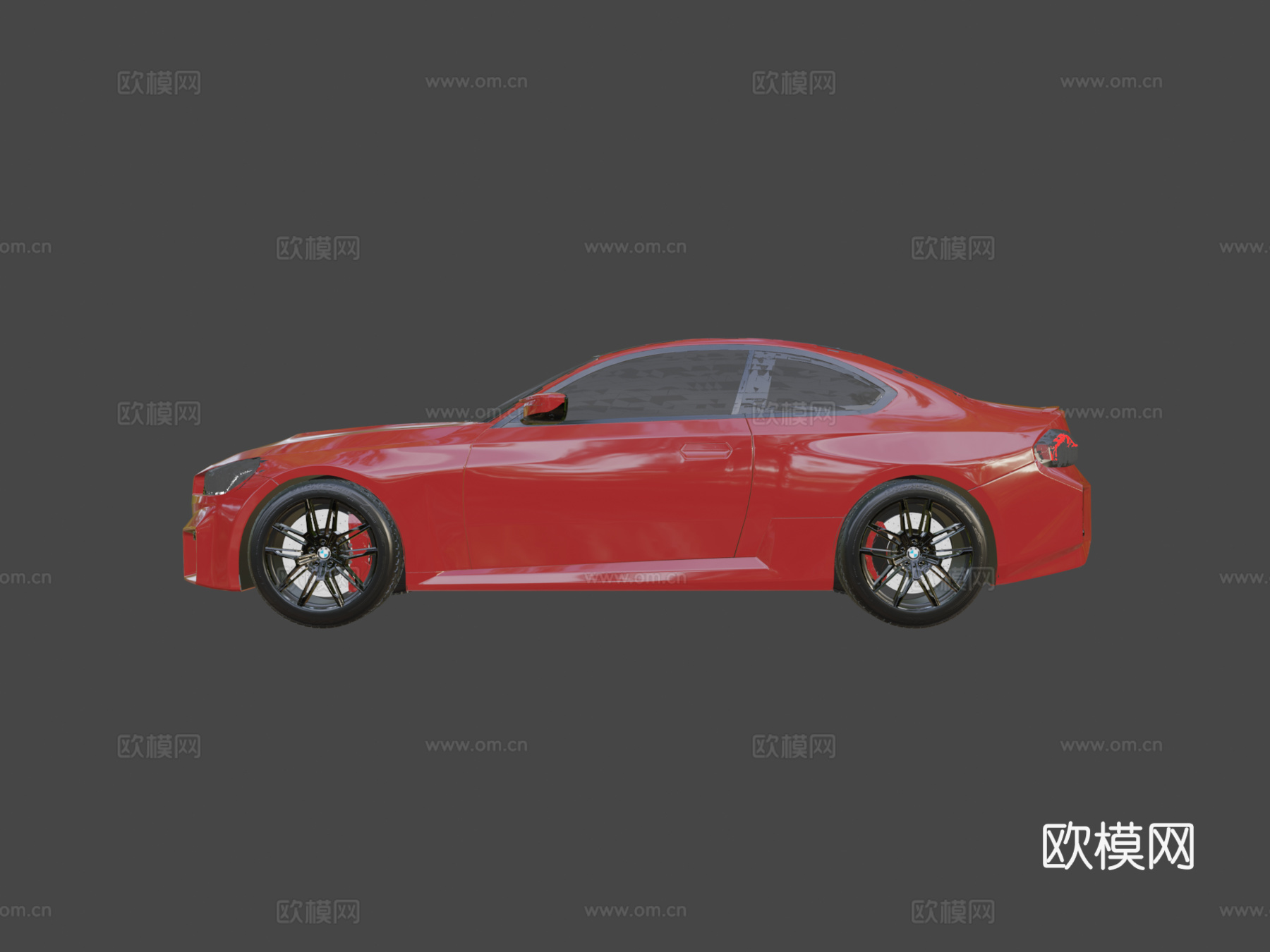 宝马M2汽车3d模型下载（渲染图6）