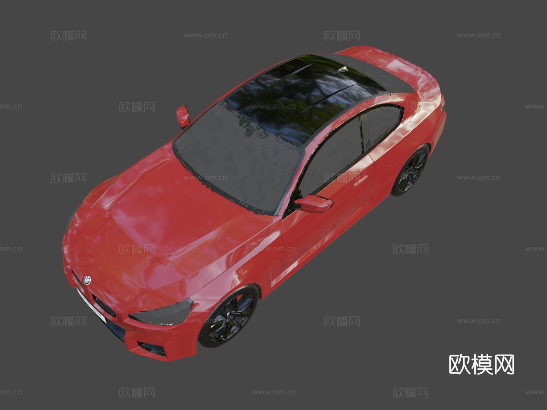 宝马M2汽车3d模型下载（渲染图8）