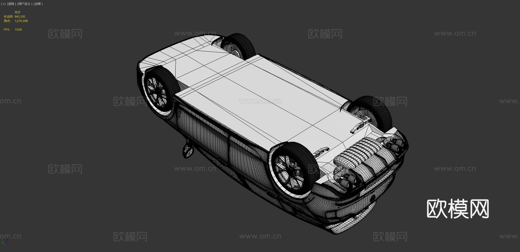 大众汽车3d模型