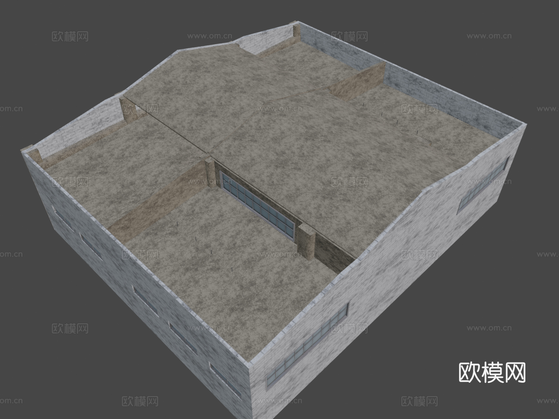 车库 仓库3d模型