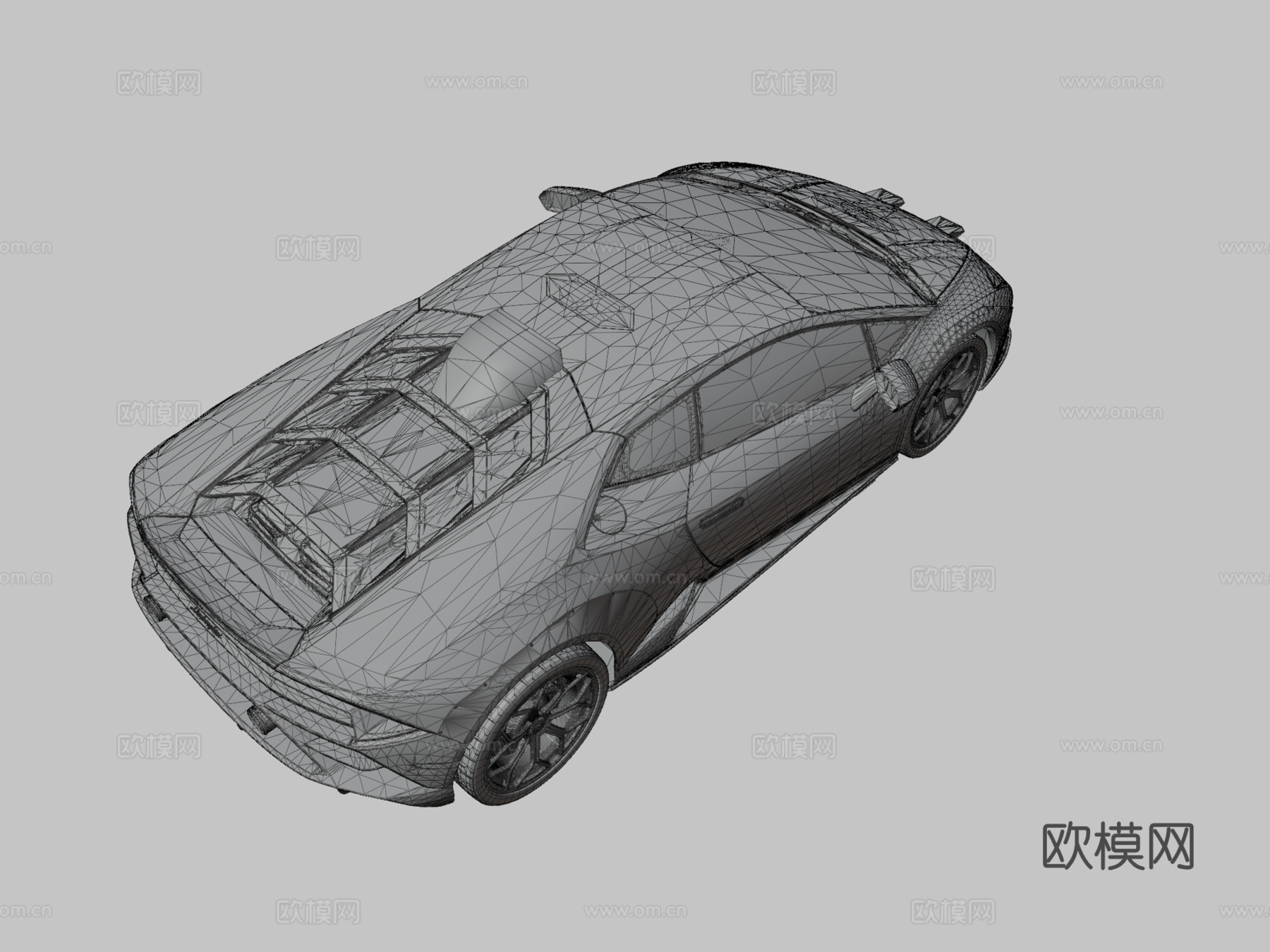 兰博基尼汽车 跑车 超跑3d模型