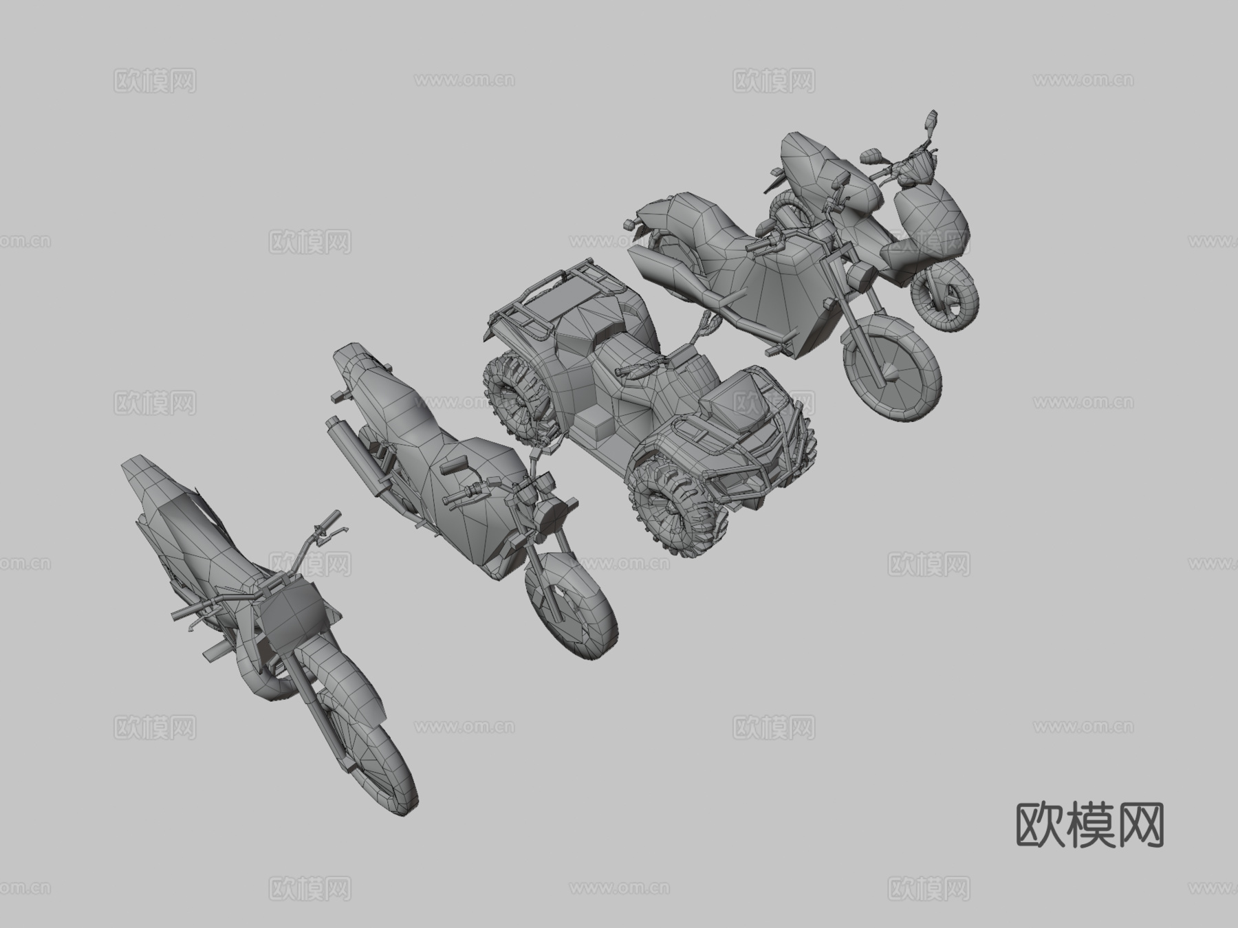 摩托车3d模型