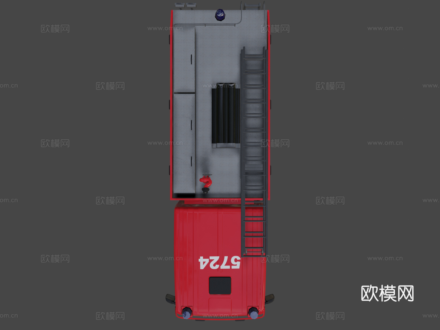 消防车3d模型