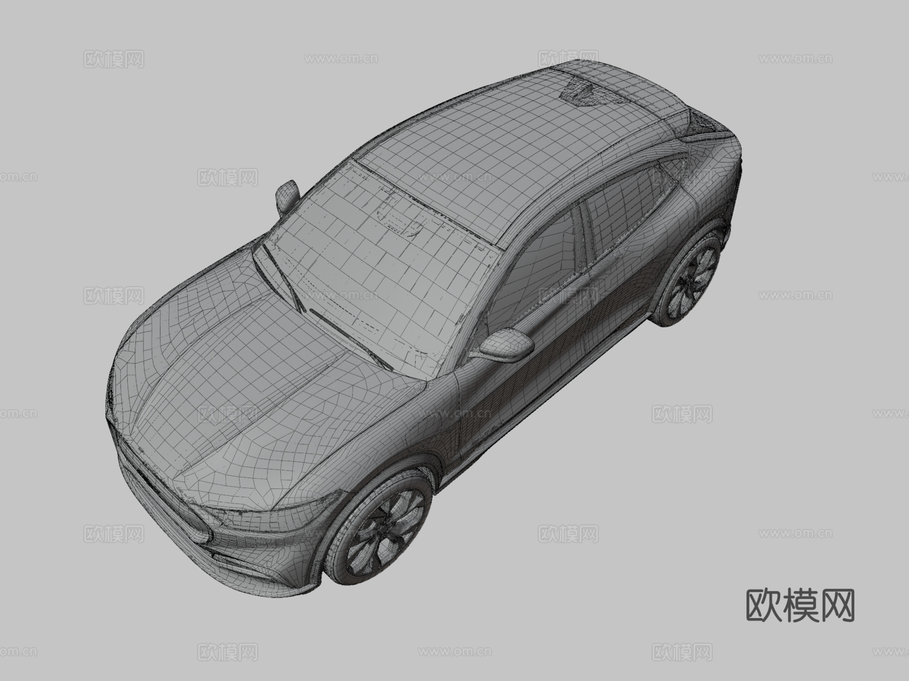 福特汽车3d模型