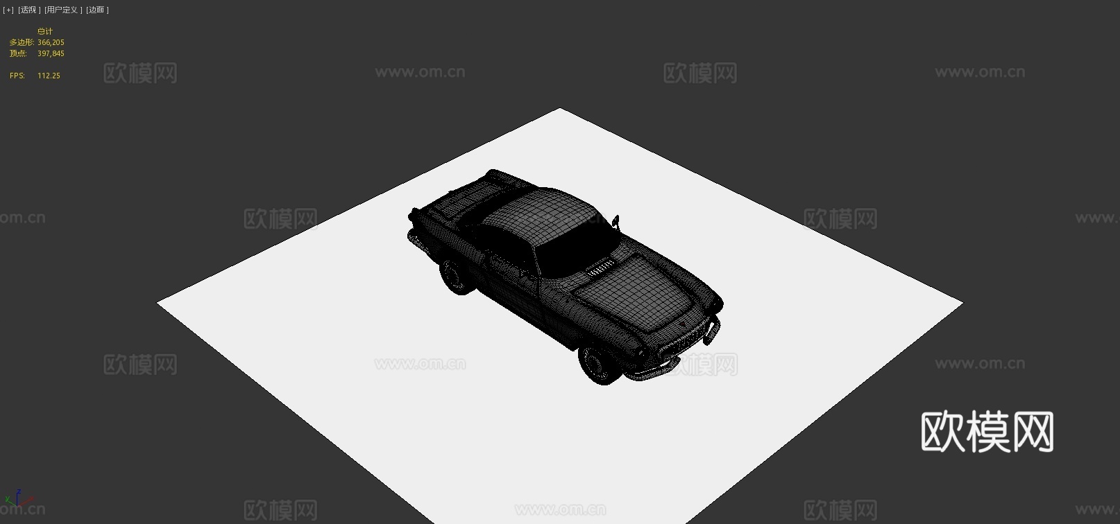 沃尔沃汽车3d模型