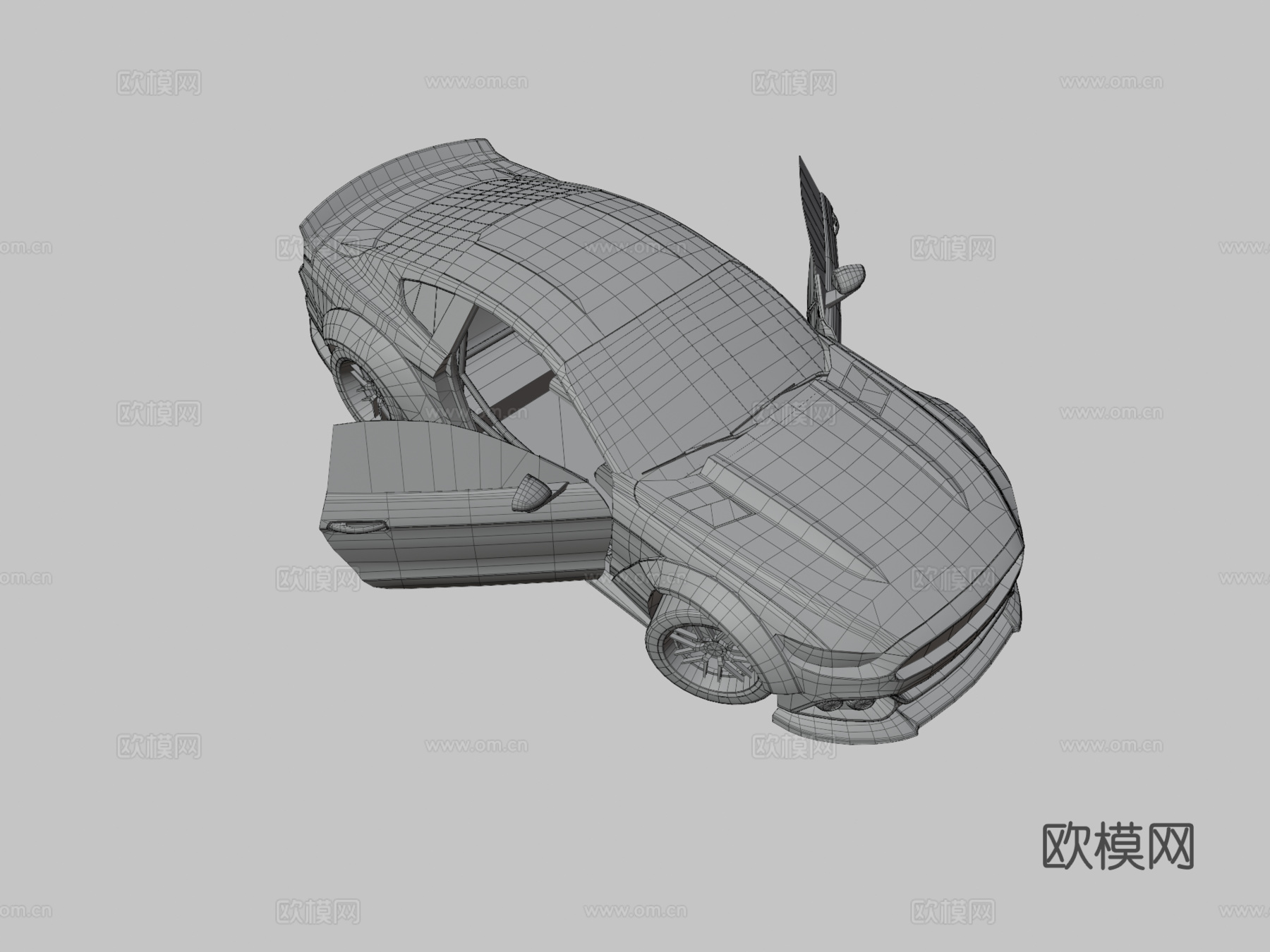 漂移车3d模型