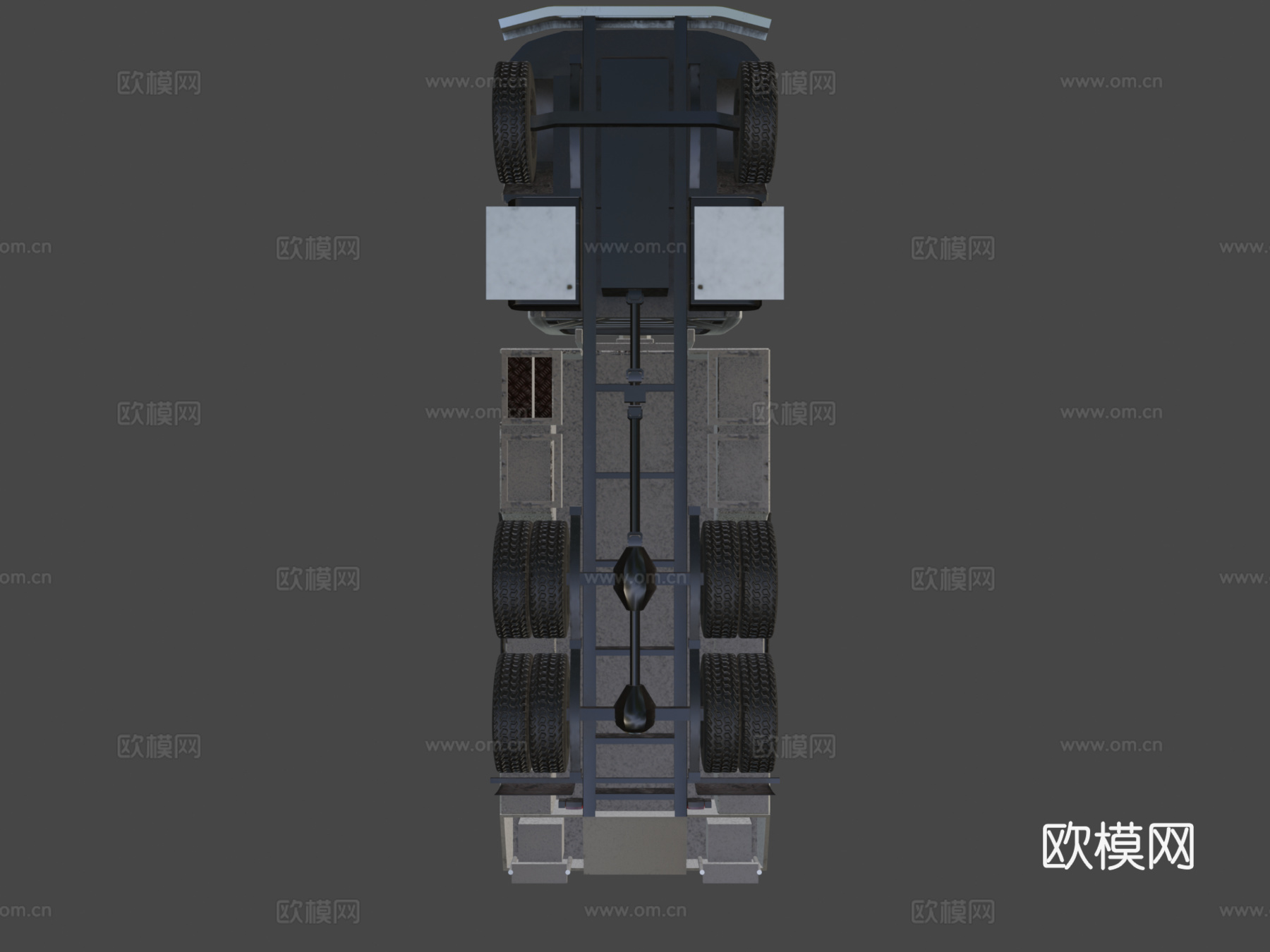 工程卡车3d模型