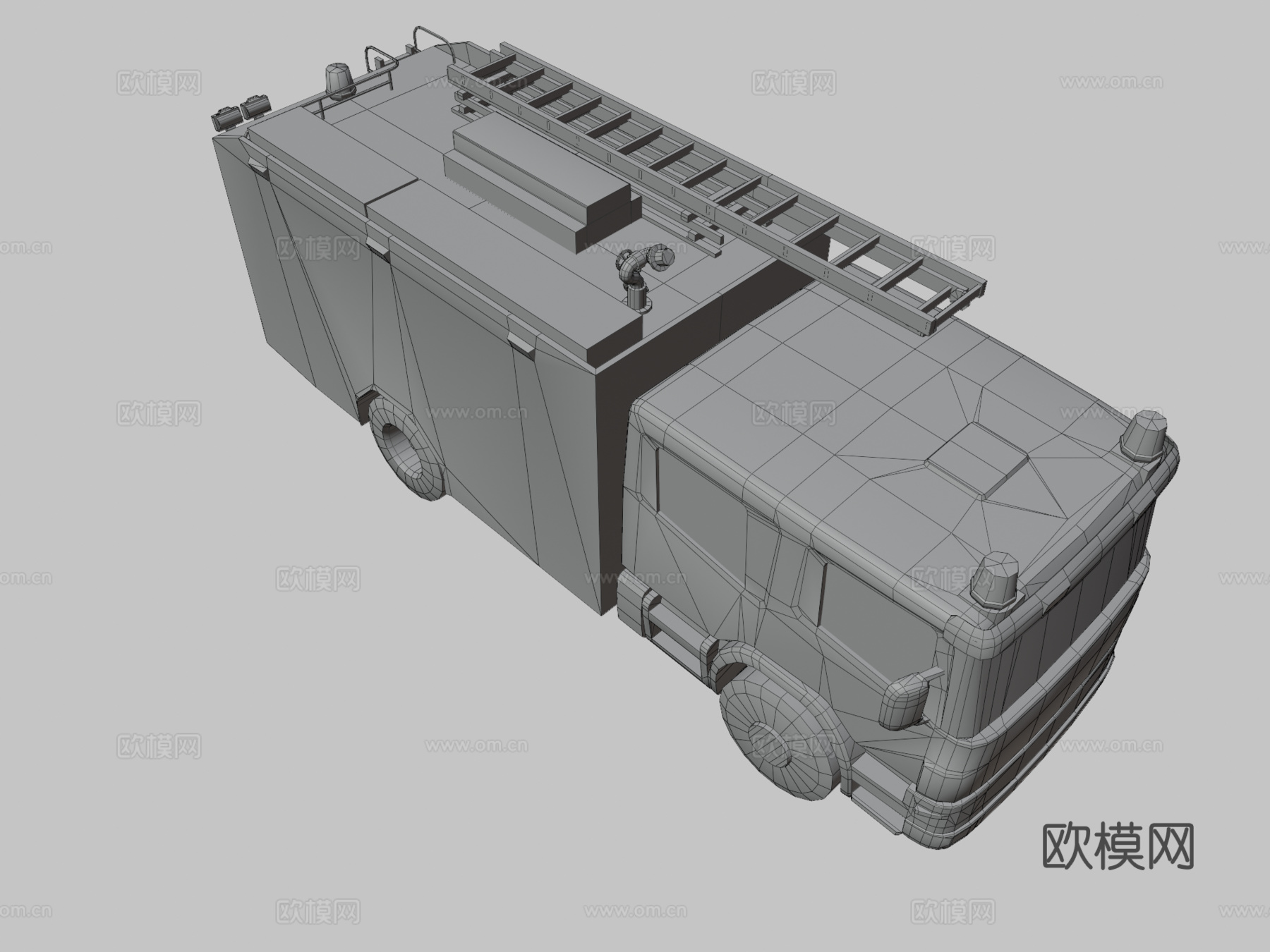 消防车3d模型