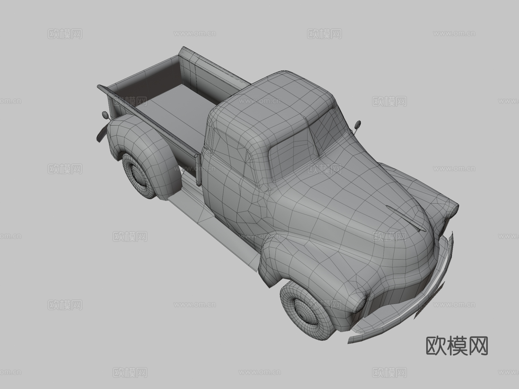 雪佛兰皮卡车3d模型