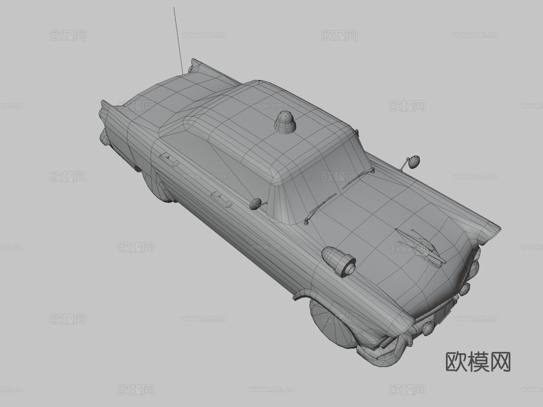 汽车 警车3d模型