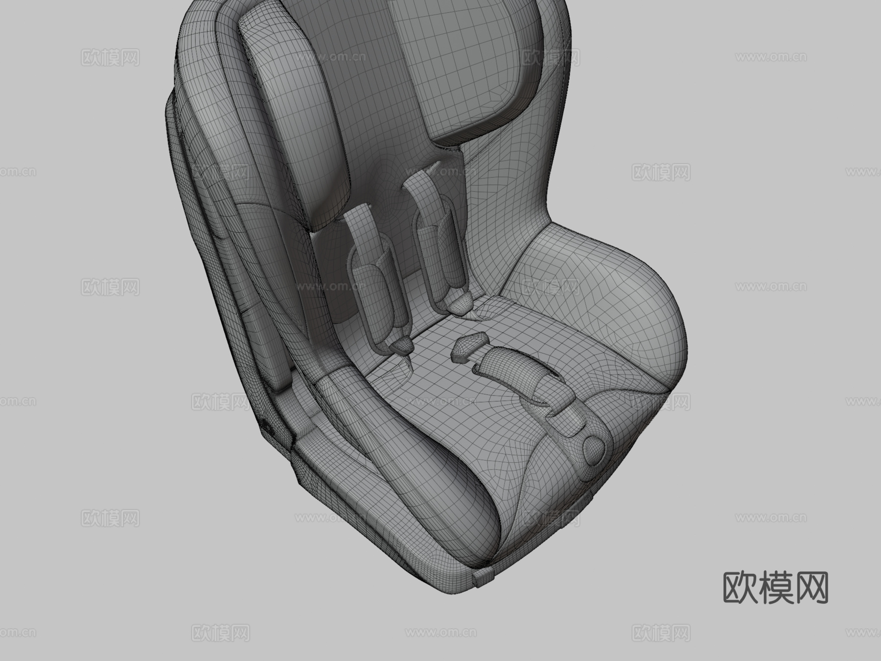 婴儿座椅3d模型