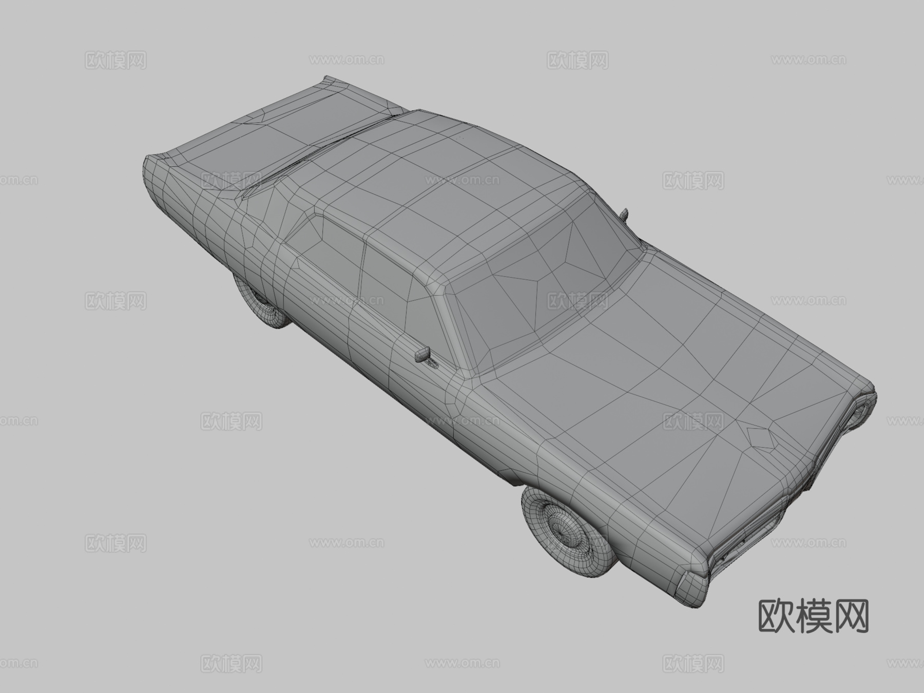 普利茅斯轿车3d模型