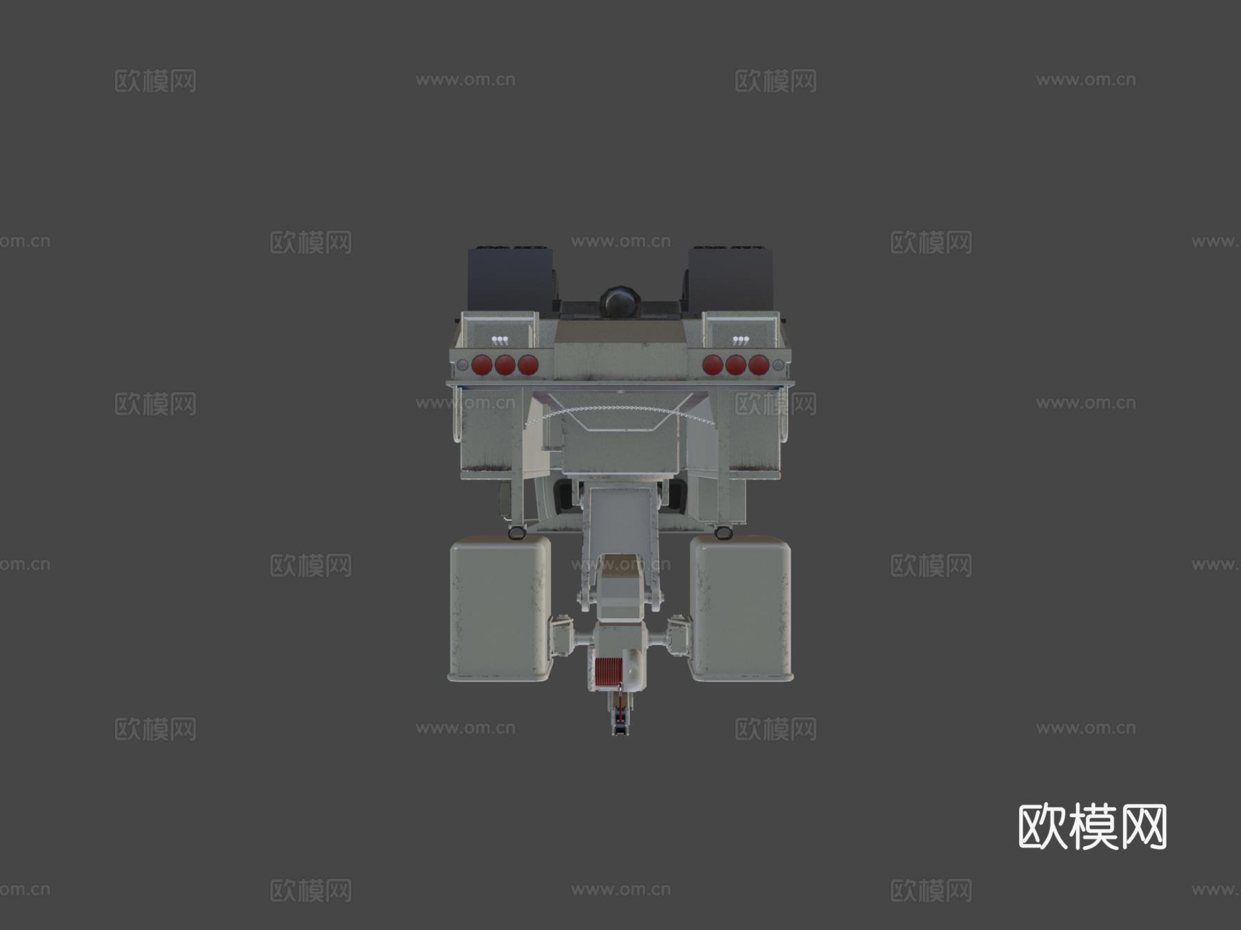 工程卡车3d模型