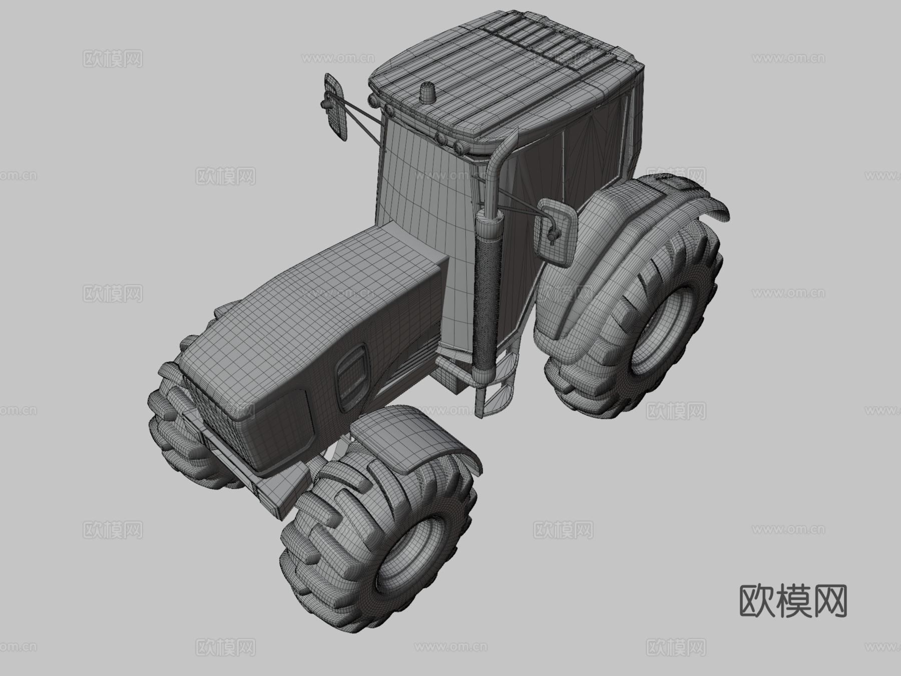 拖拉机3d模型