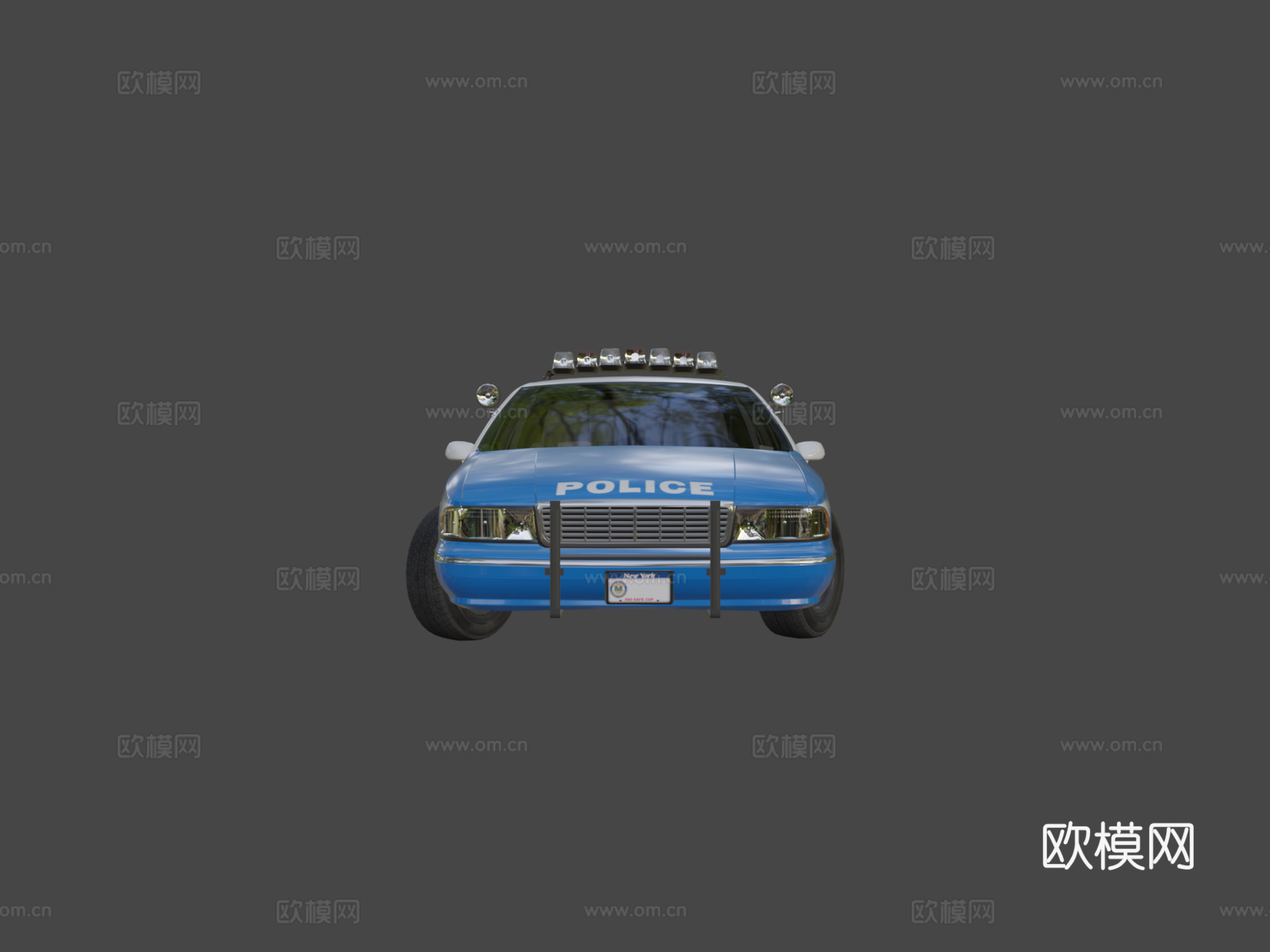 通用警车3d模型