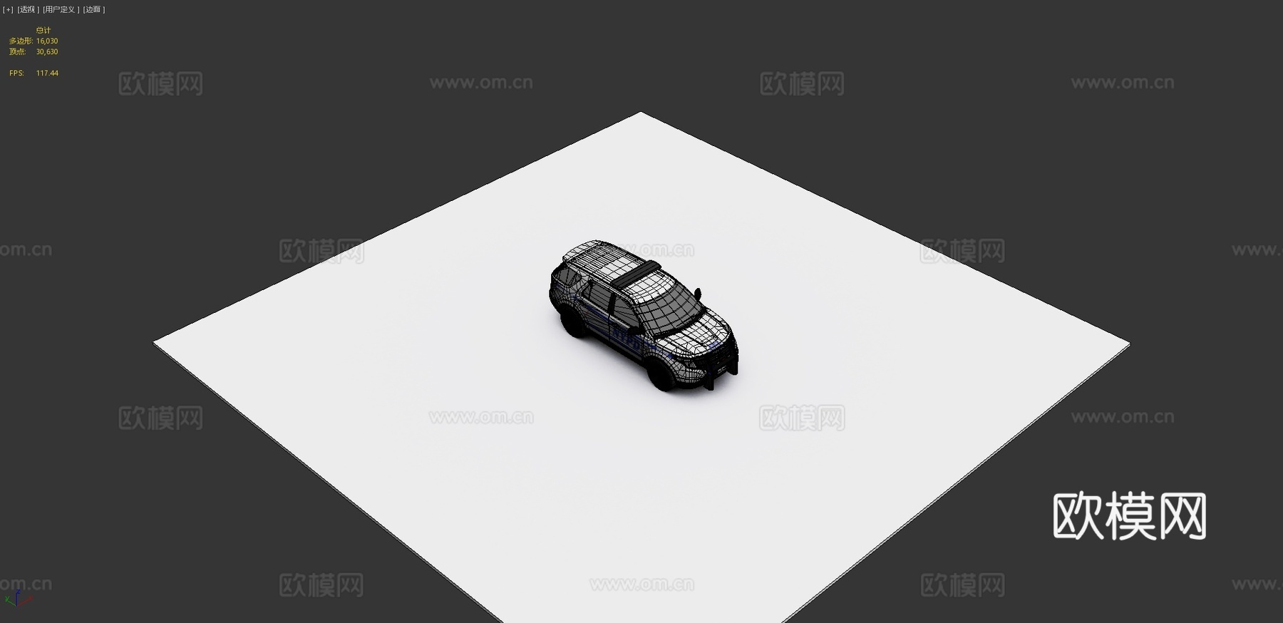 纽约警车3d模型