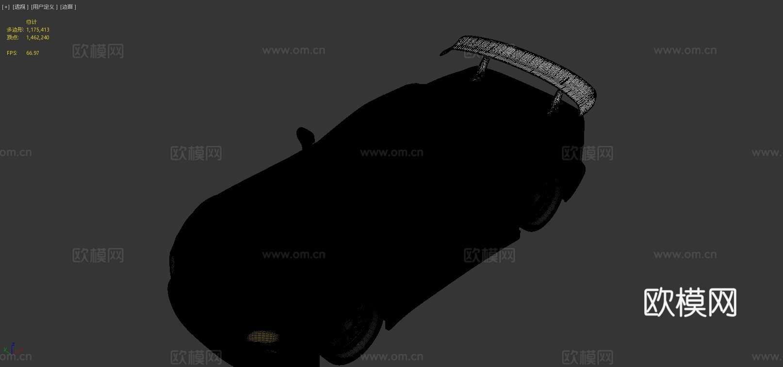 改装马自达汽车3d模型