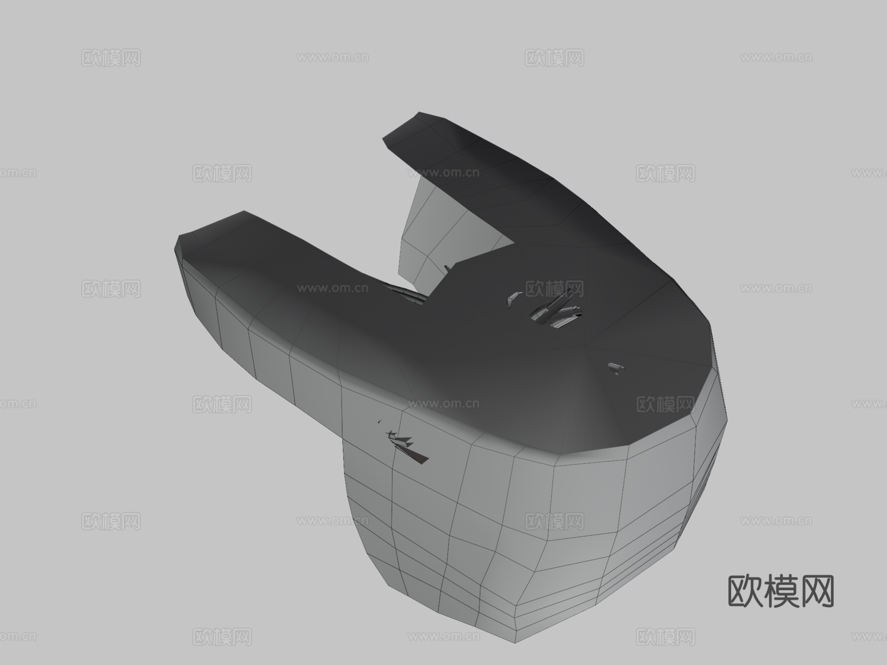 冷铣刨机 起重机3d模型