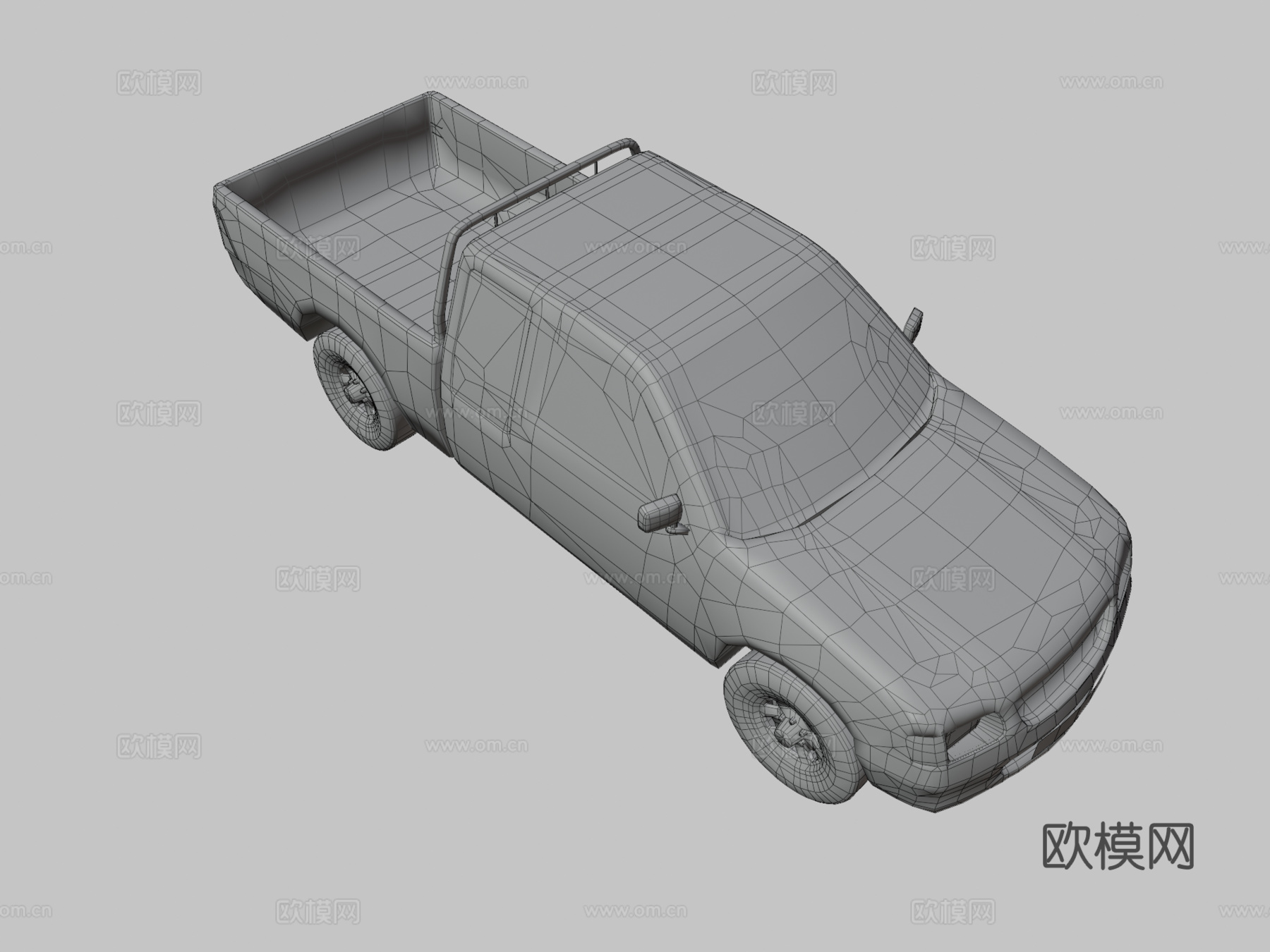 皮卡车3d模型