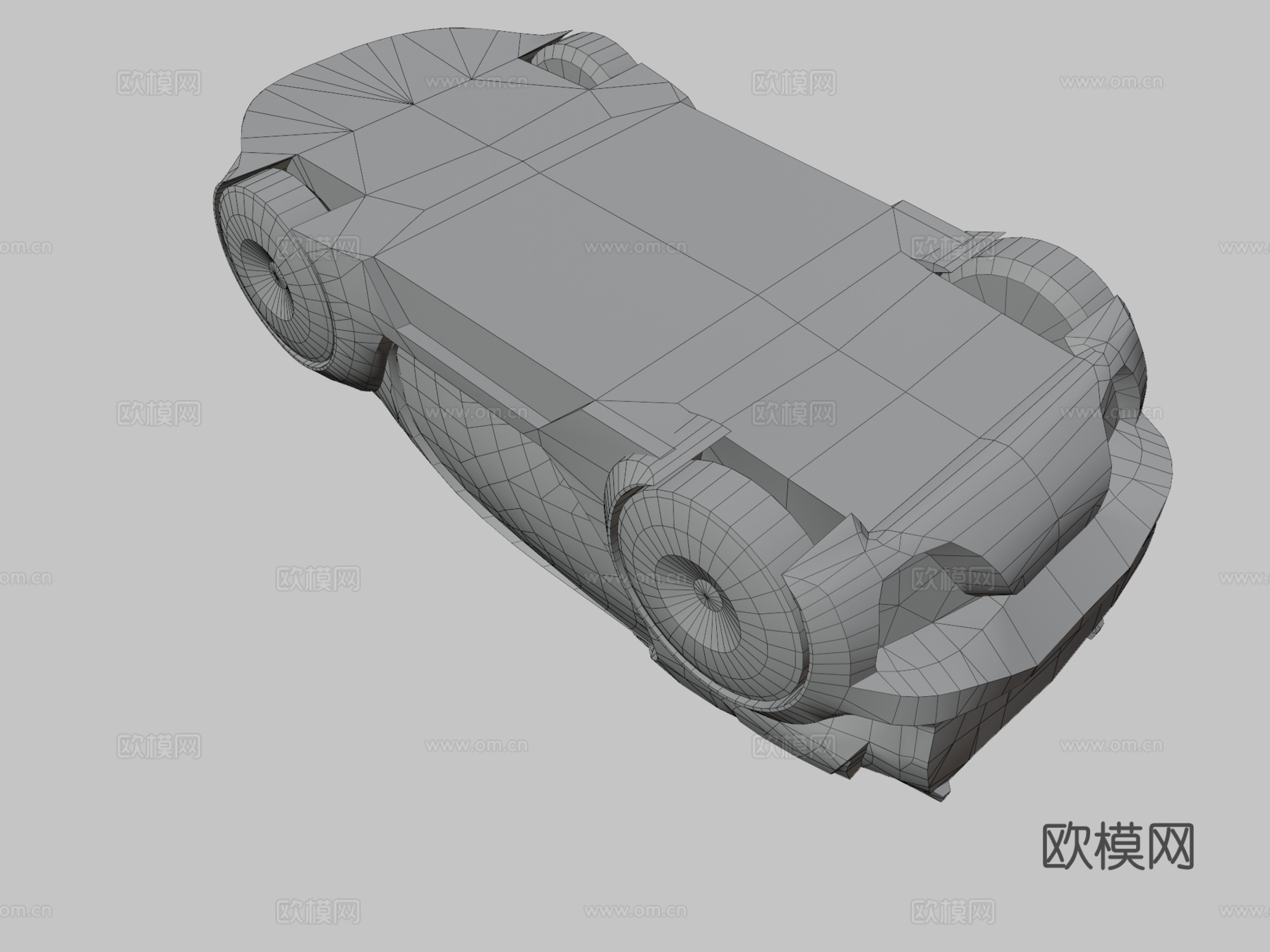 科幻汽车3d模型