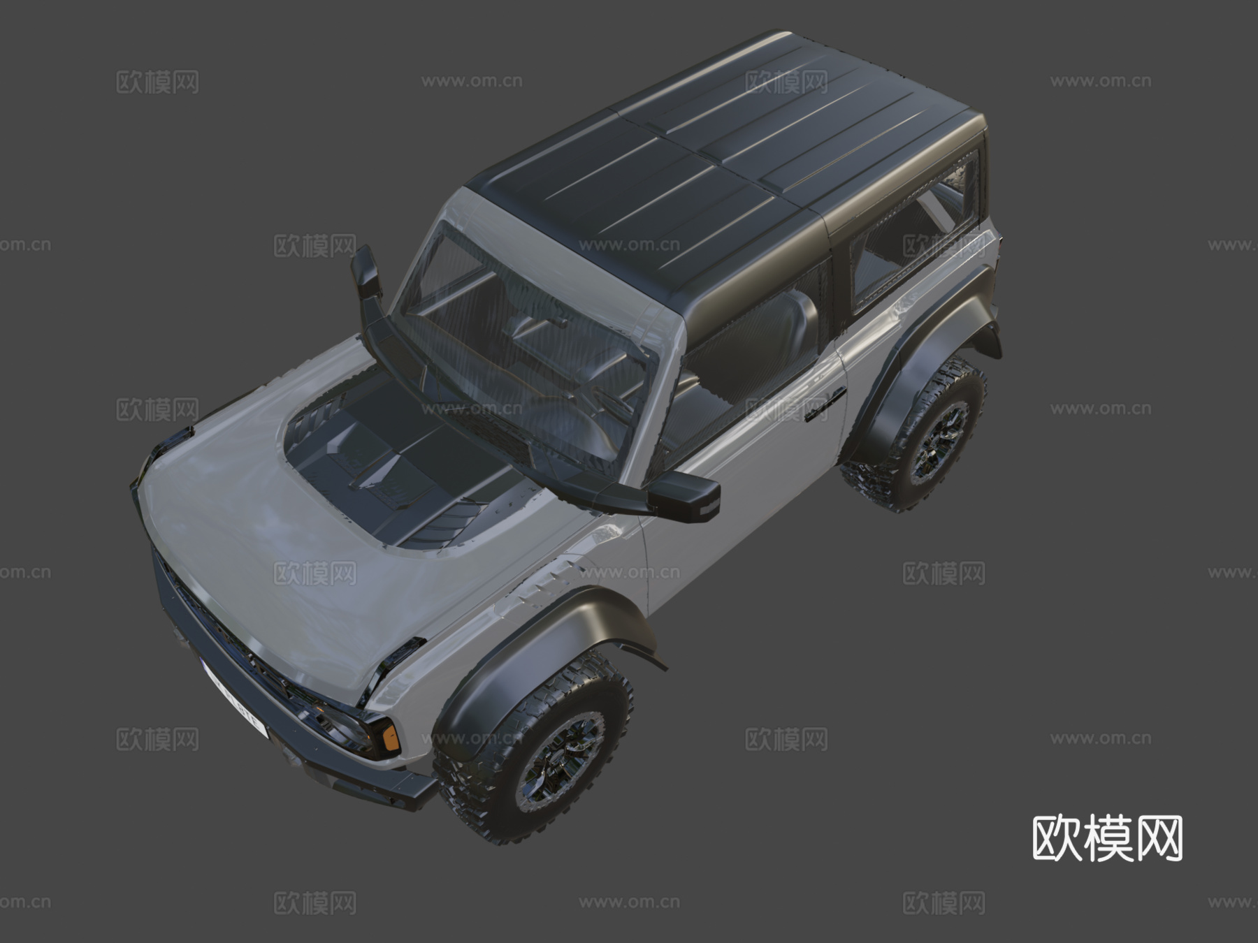 福特汽车 越野车3d模型下载（渲染图8）