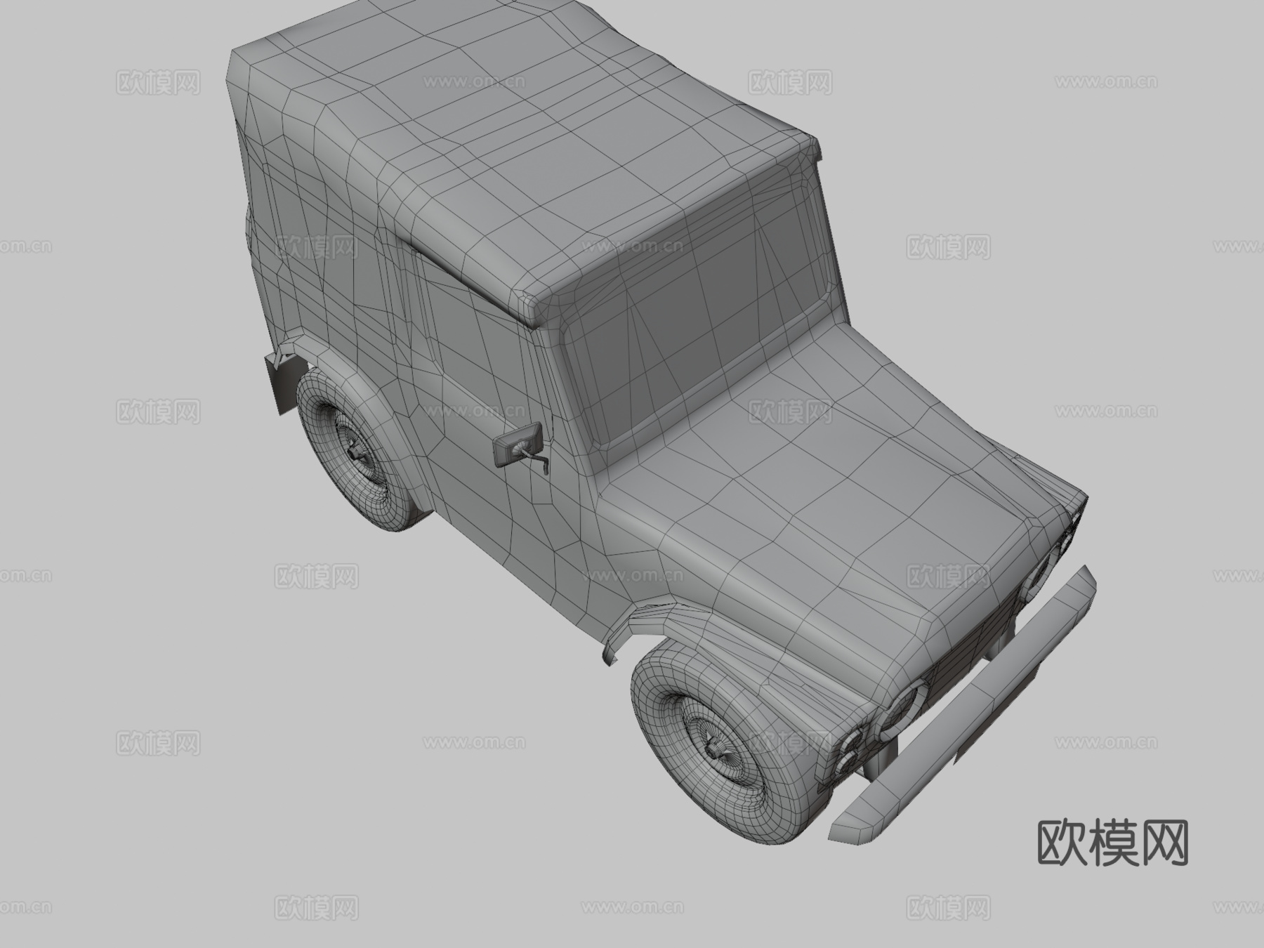 铃木吉姆尼汽车 吉普车3d模型