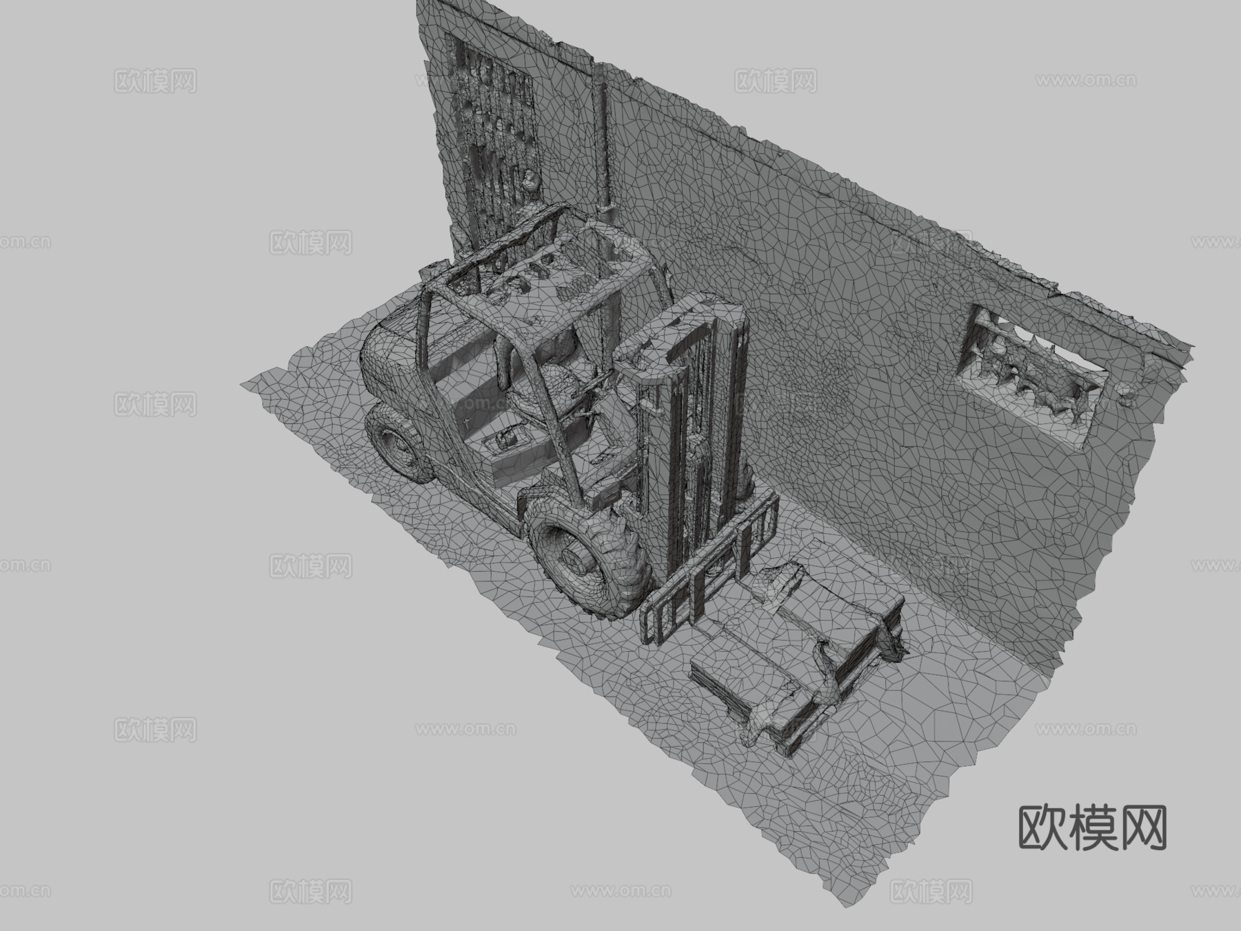 叉车3d模型