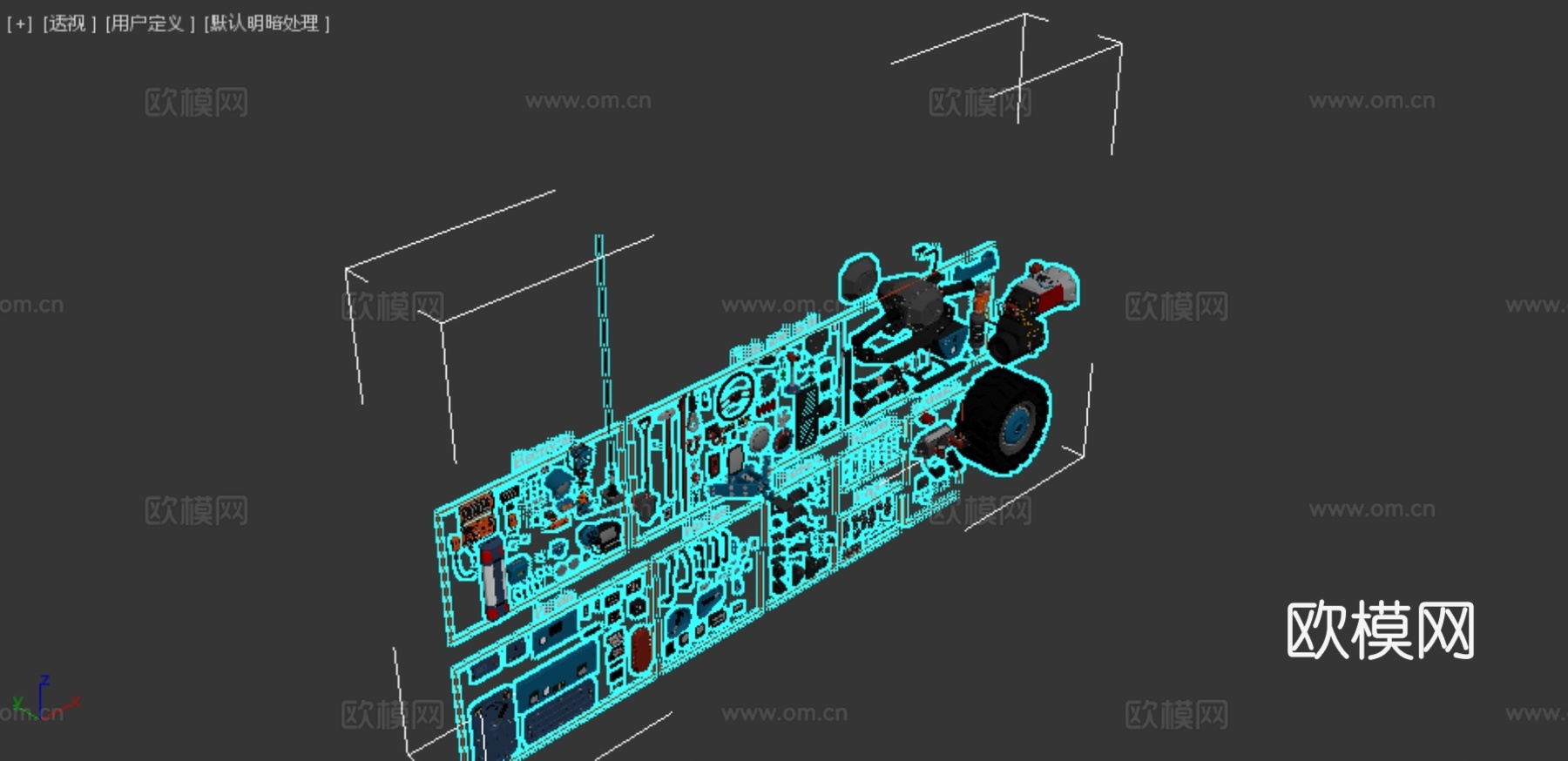 硬表面 工业五金设备3d模型