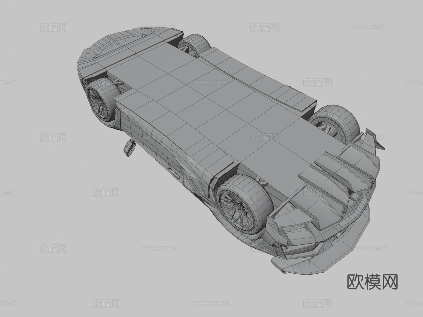 超跑3d模型