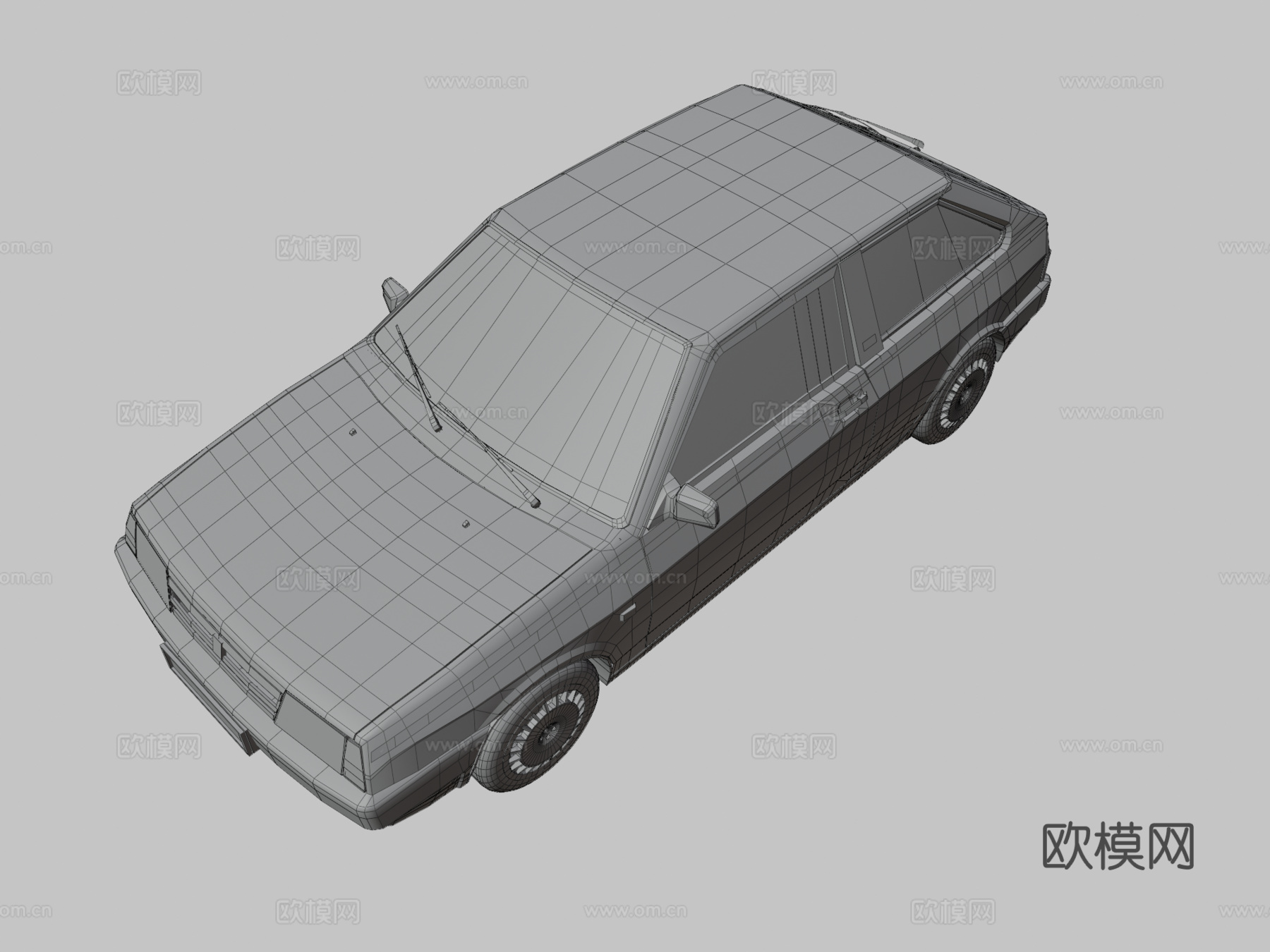 老式汽车3d模型