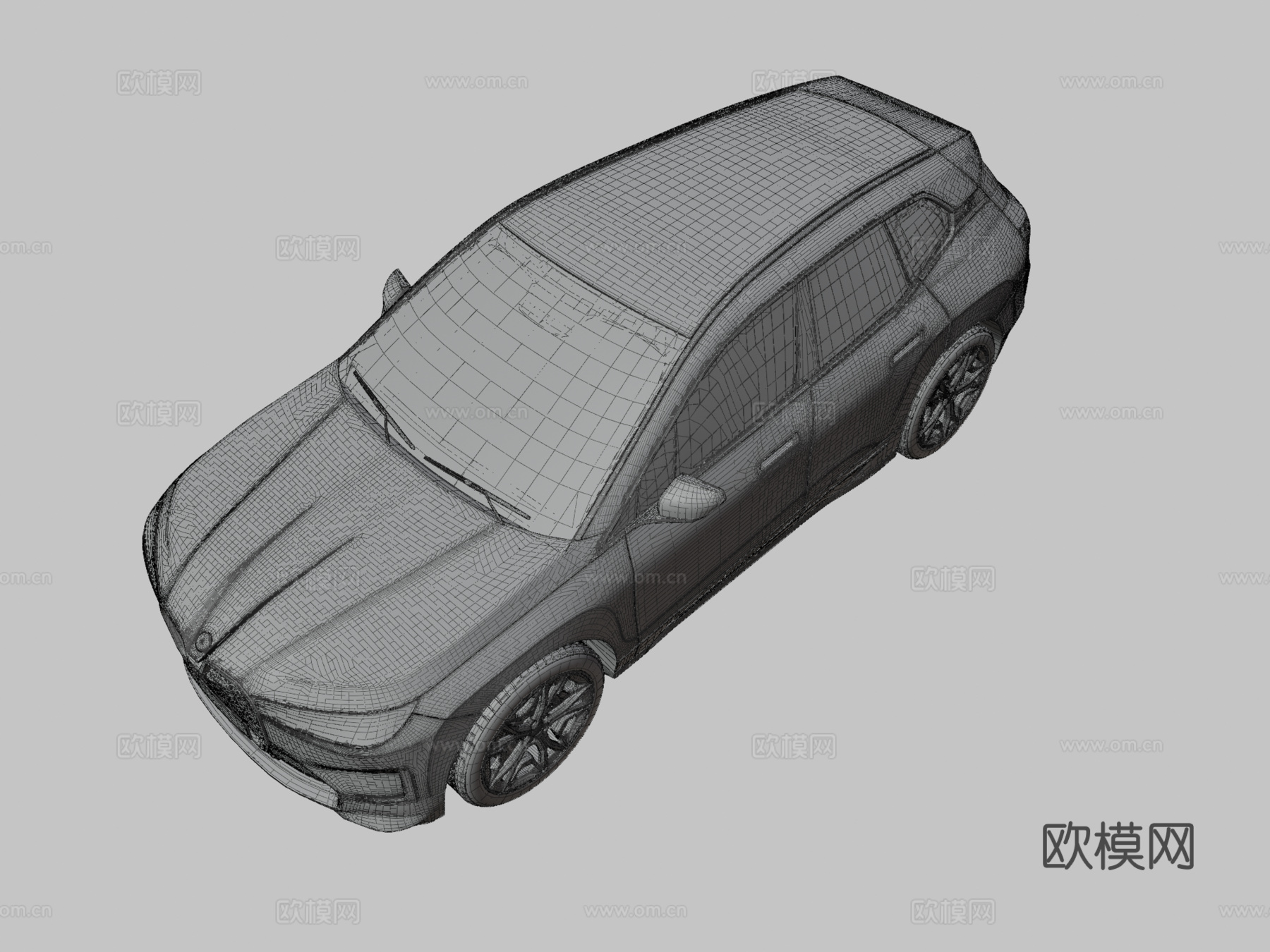 宝马IX汽车 轿车3d模型