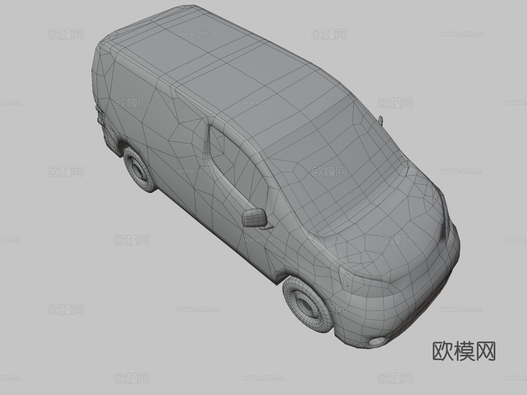 日产面包车3d模型