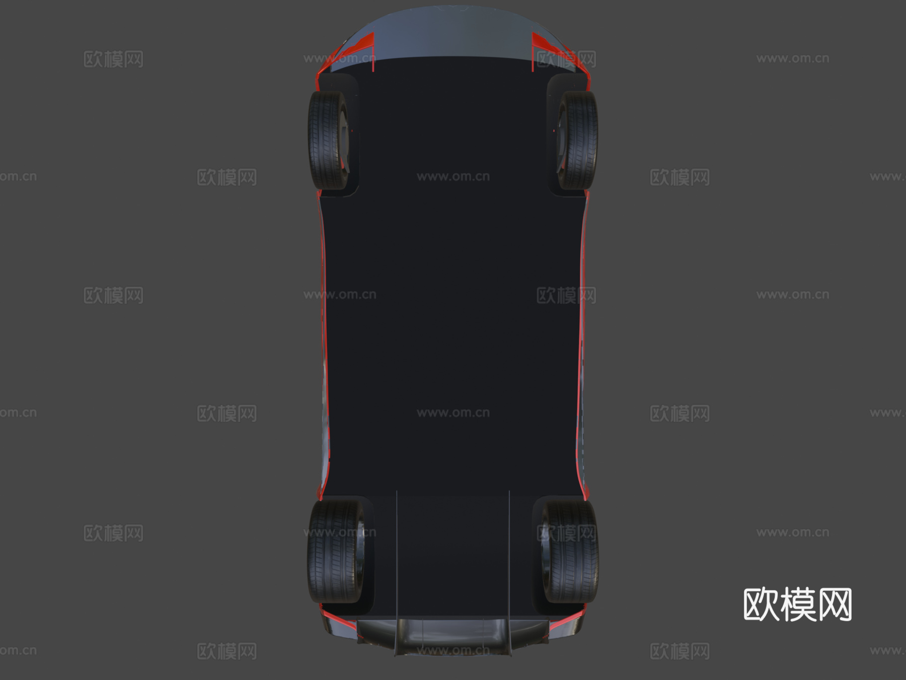 特斯拉跑车3d模型