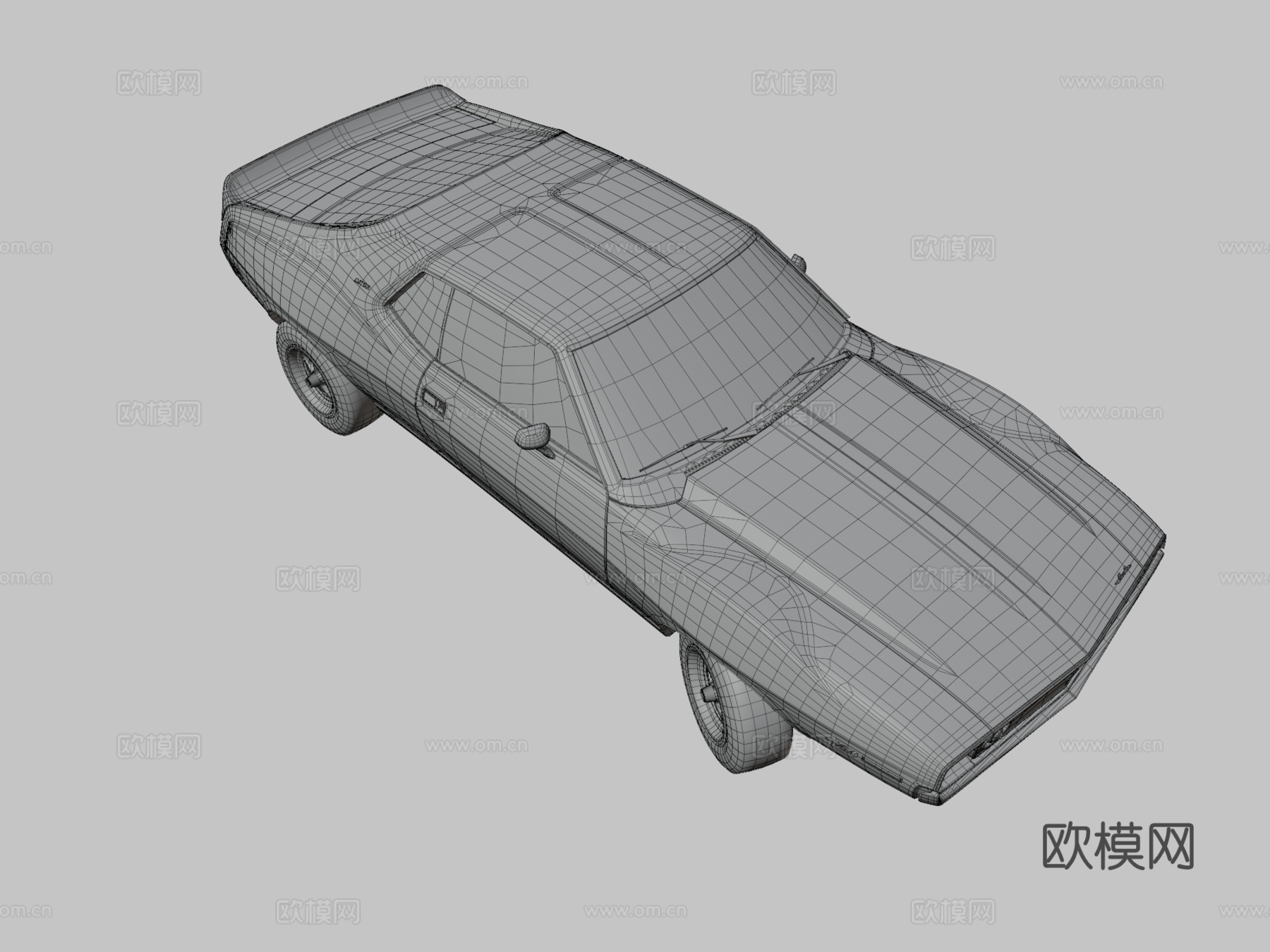 老式汽车3d模型