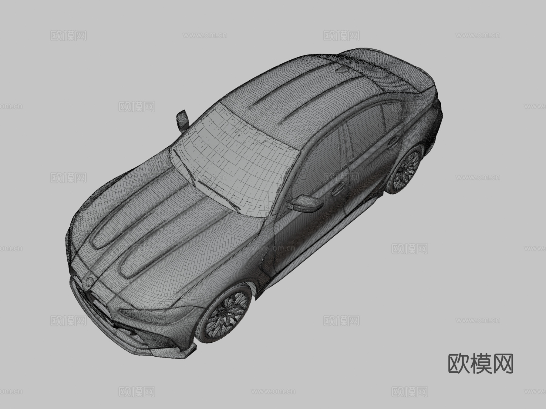 宝马汽车 轿车3d模型