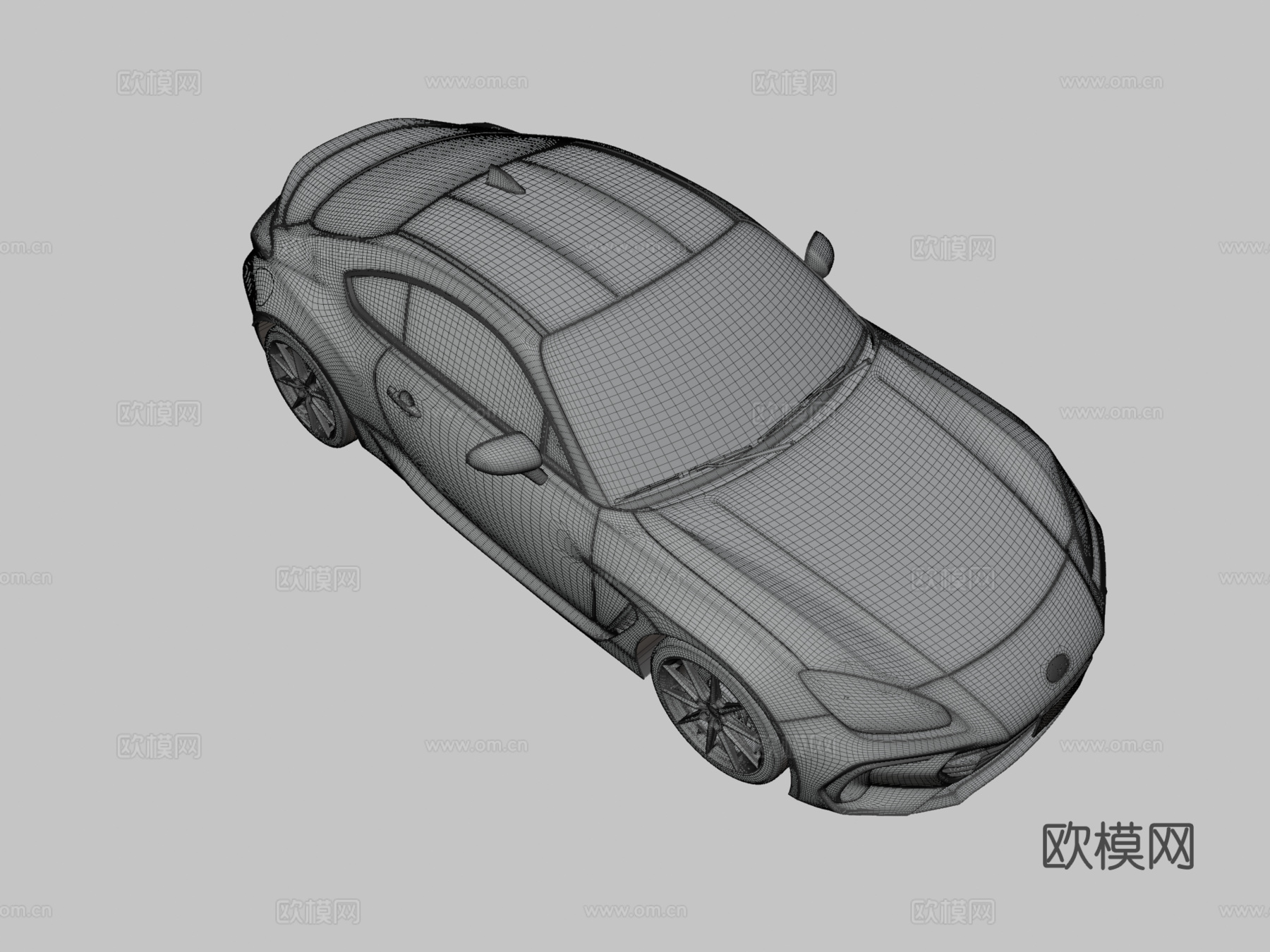 斯巴鲁BRZ汽车3d模型