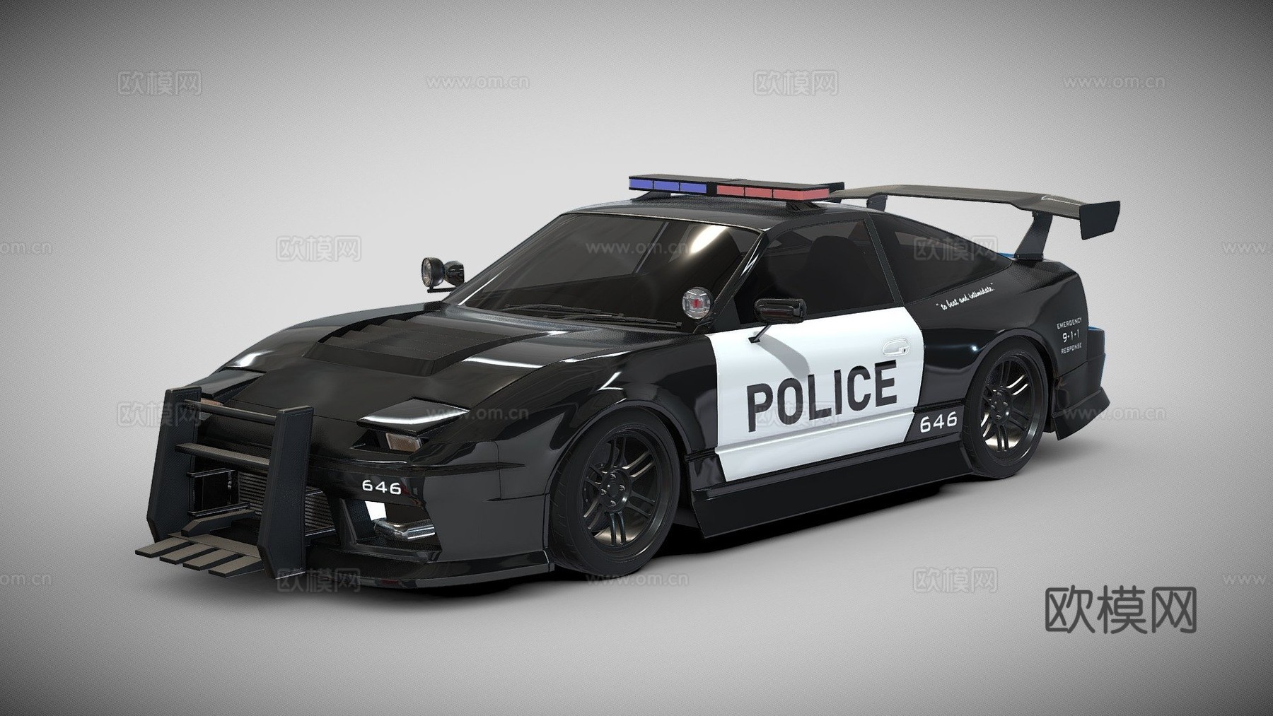 SX警车3d模型