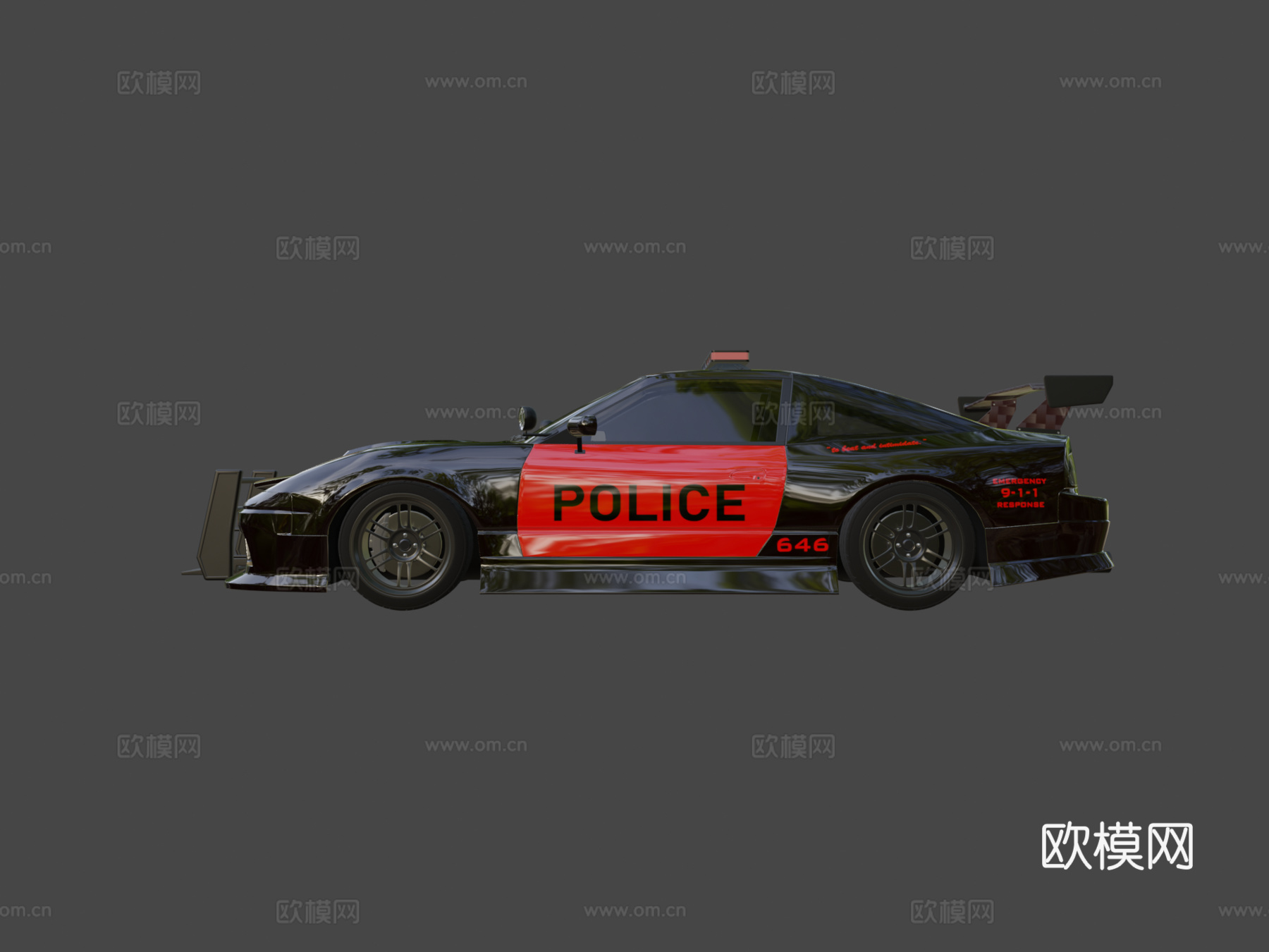 SX警车3d模型