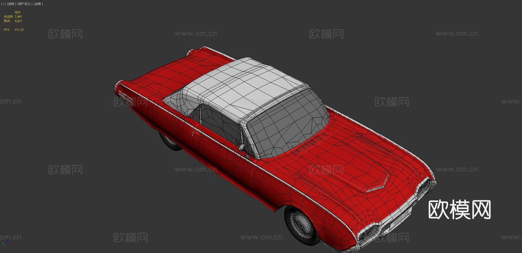 老式汽车3d模型