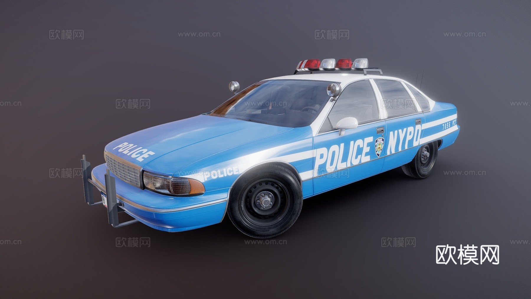 通用警车3d模型