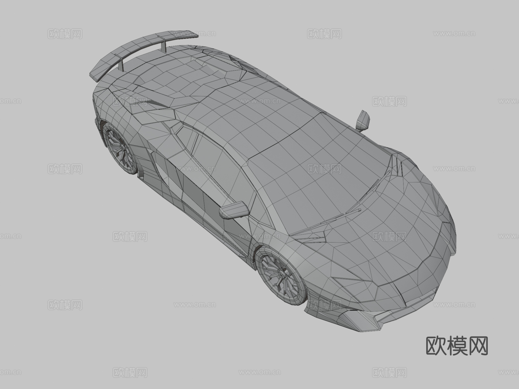 兰博基尼汽车 跑车 超跑3d模型