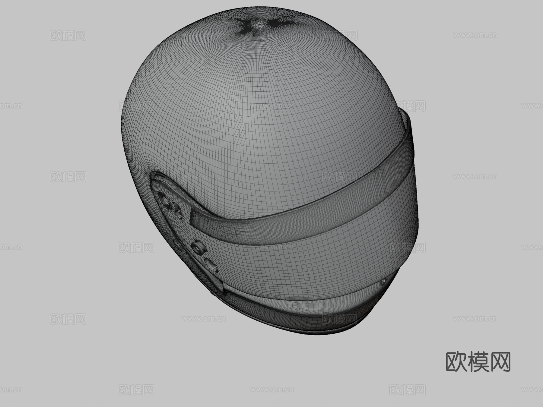 摩纳哥头盔3d模型