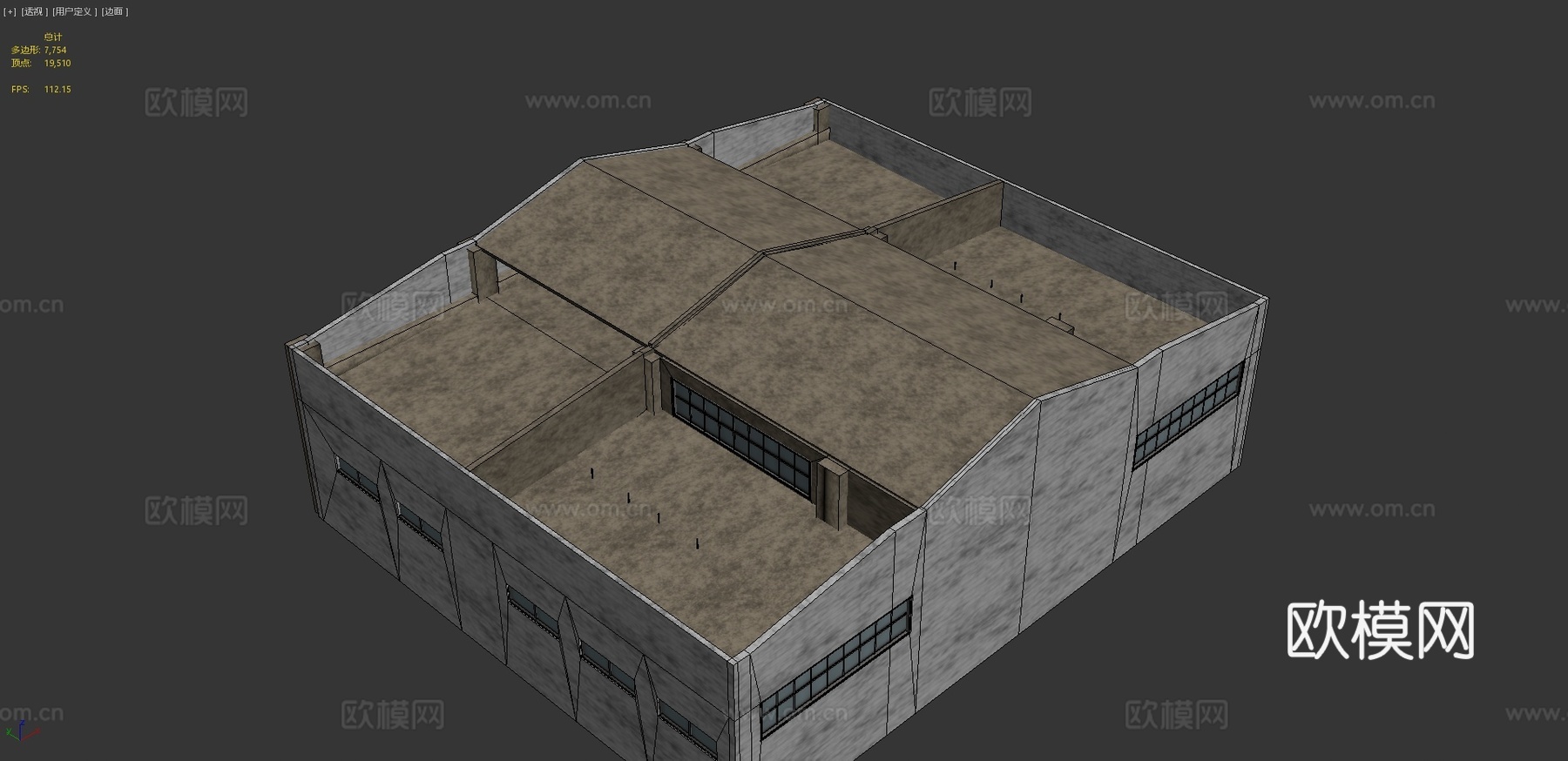 车库 仓库3d模型