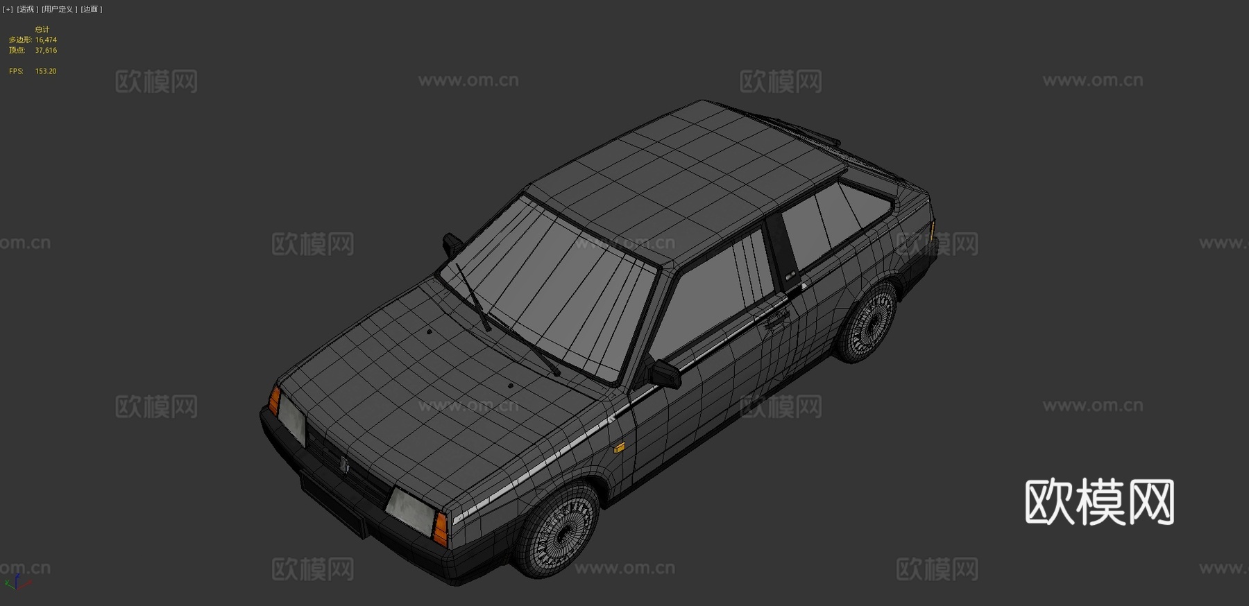 老式汽车3d模型