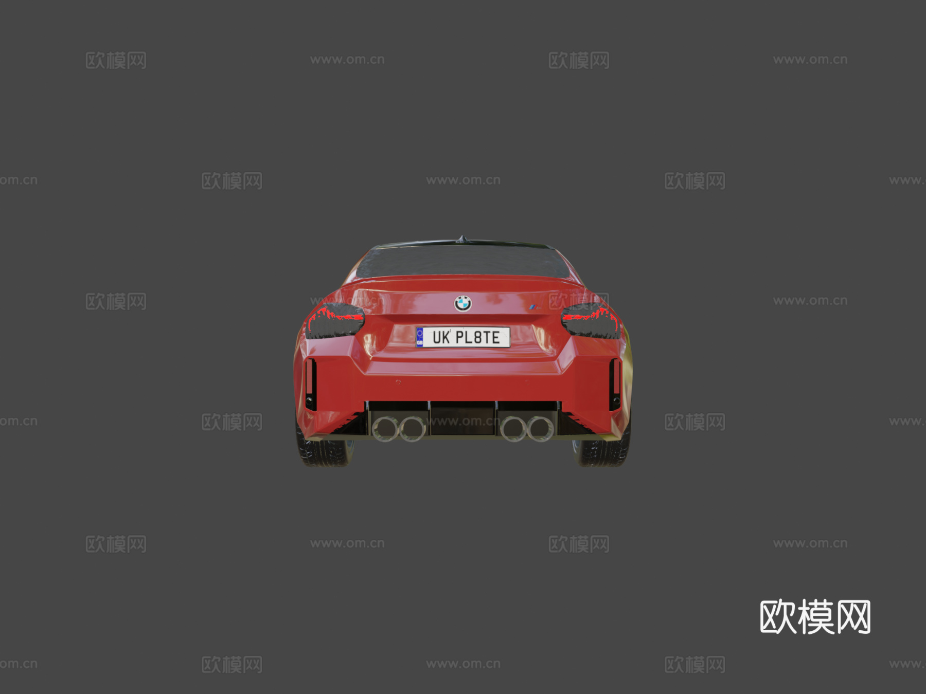 宝马M2汽车3d模型下载（渲染图5）