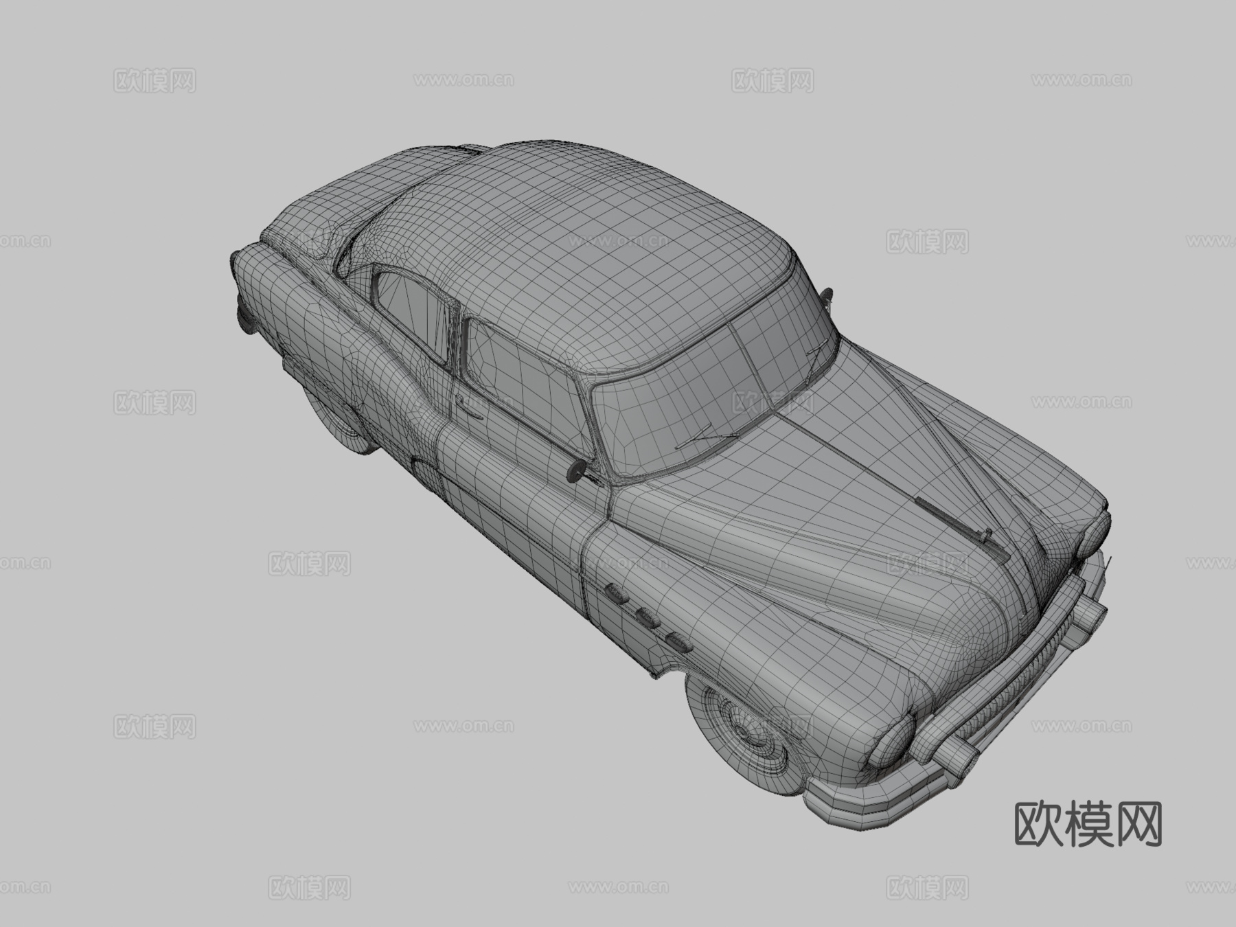 双门轿车3d模型