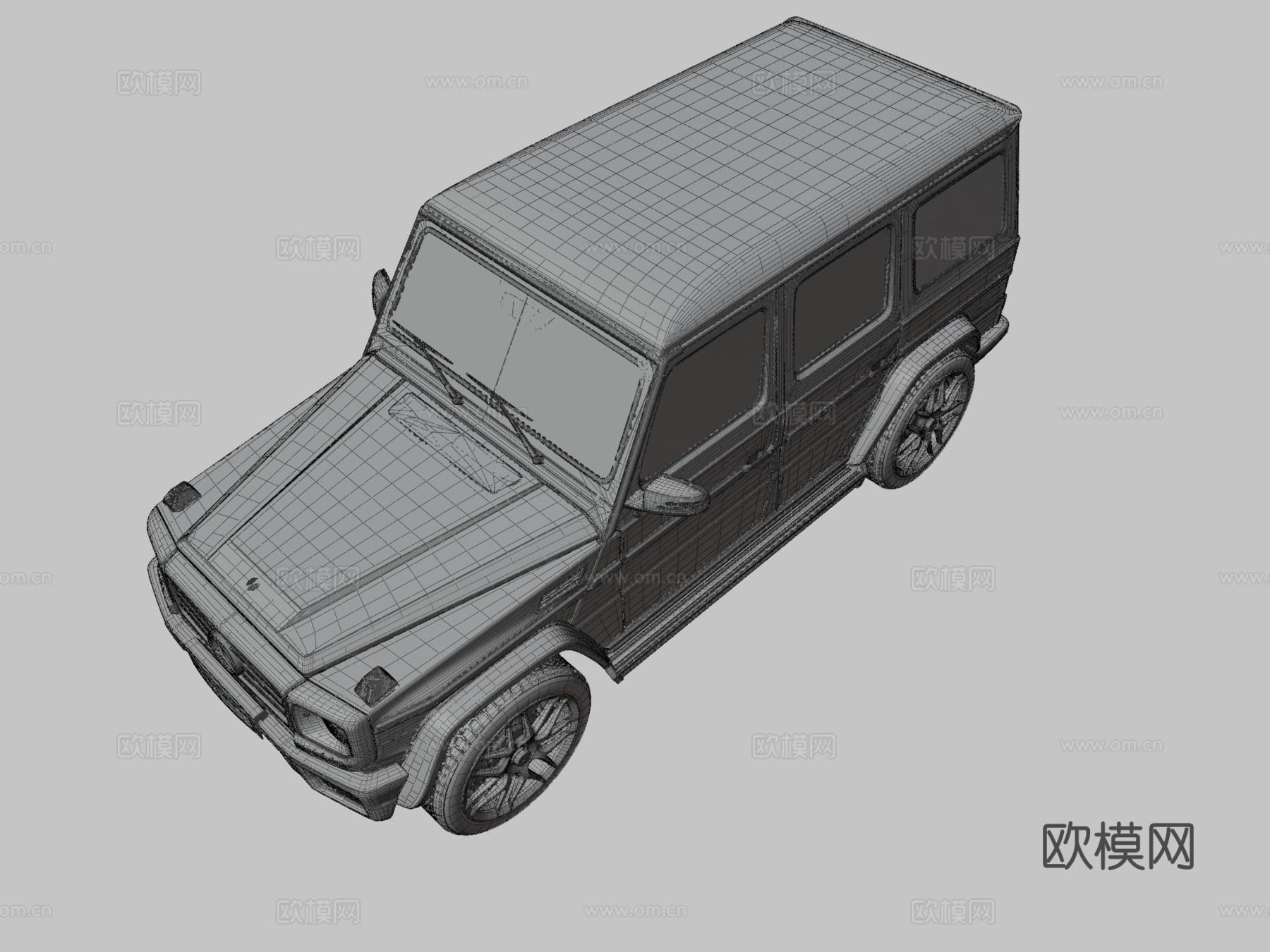 奔驰吉普车3d模型